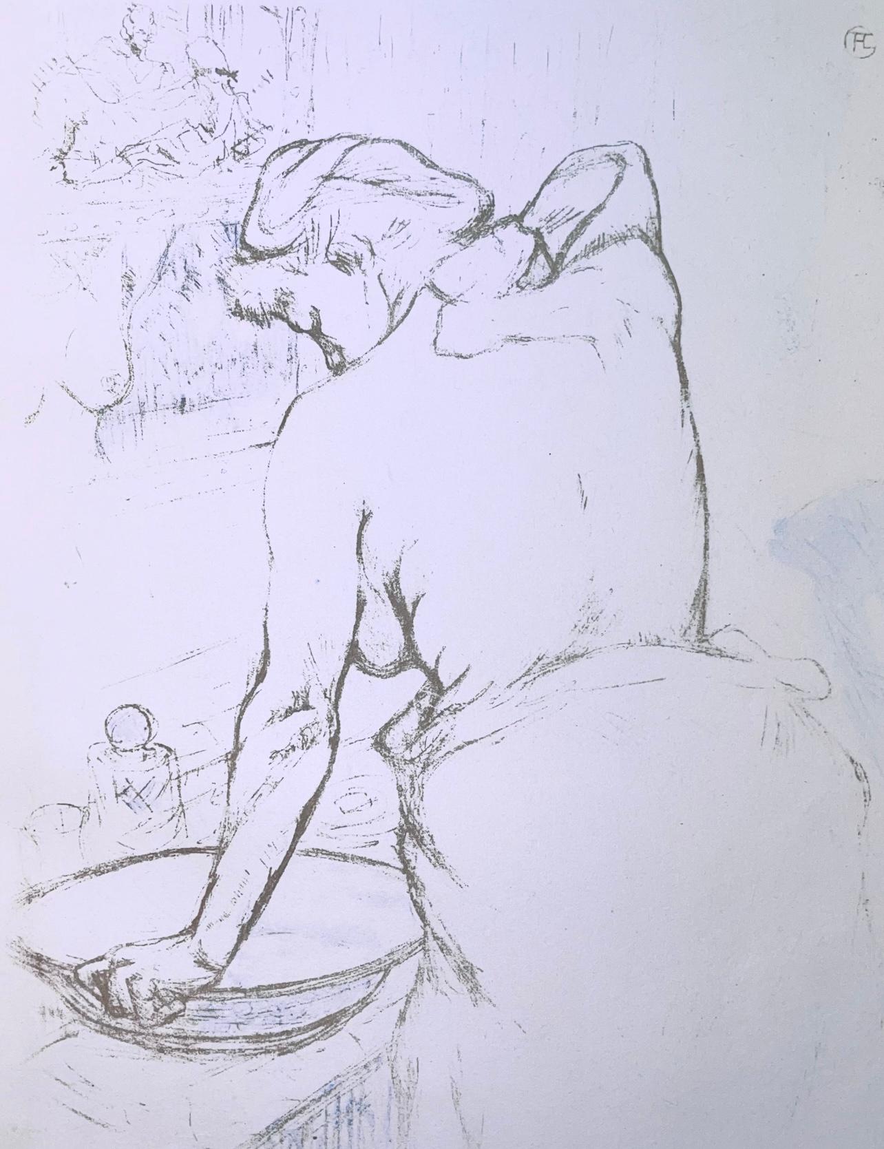 Henri de Toulouse-Lautrec Figurative Print - Toulouse-Lautrec, Composition, Images de Lautrec (after)