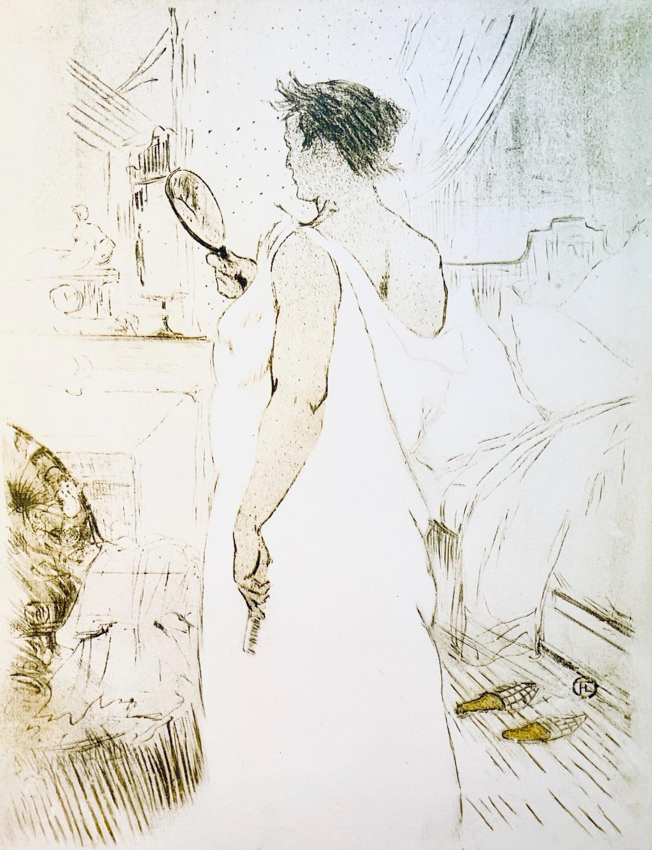 Henri de Toulouse-Lautrec Figurative Print - Toulouse-Lautrec, Composition, Images de Lautrec (after)