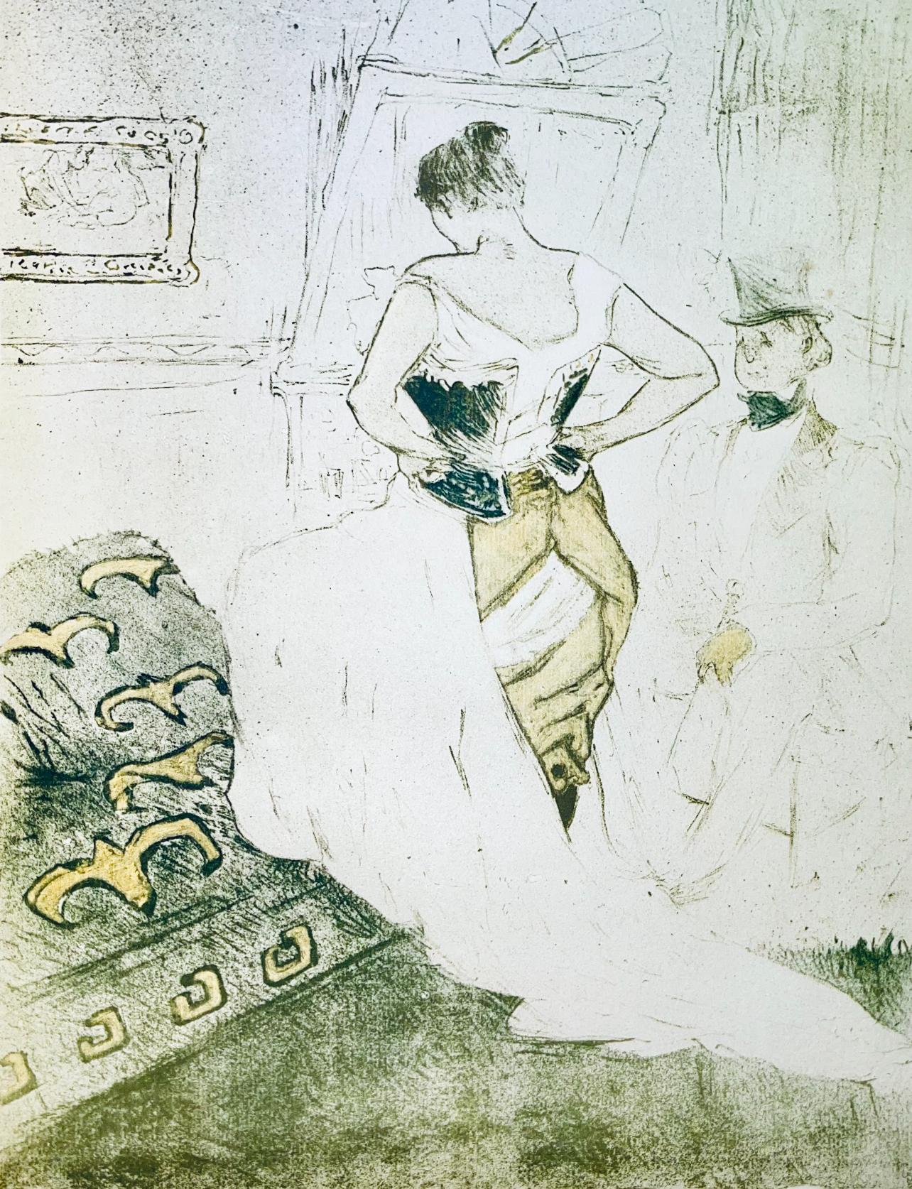 Henri de Toulouse-Lautrec Figurative Print – Toulouse-Lautrec, Komposition, Images de Lautrec (nach)
