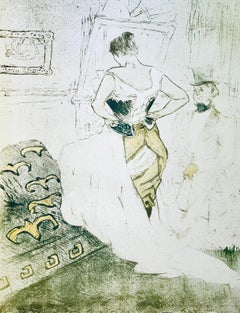 Vintage Toulouse-Lautrec, Composition, Images de Lautrec (after)