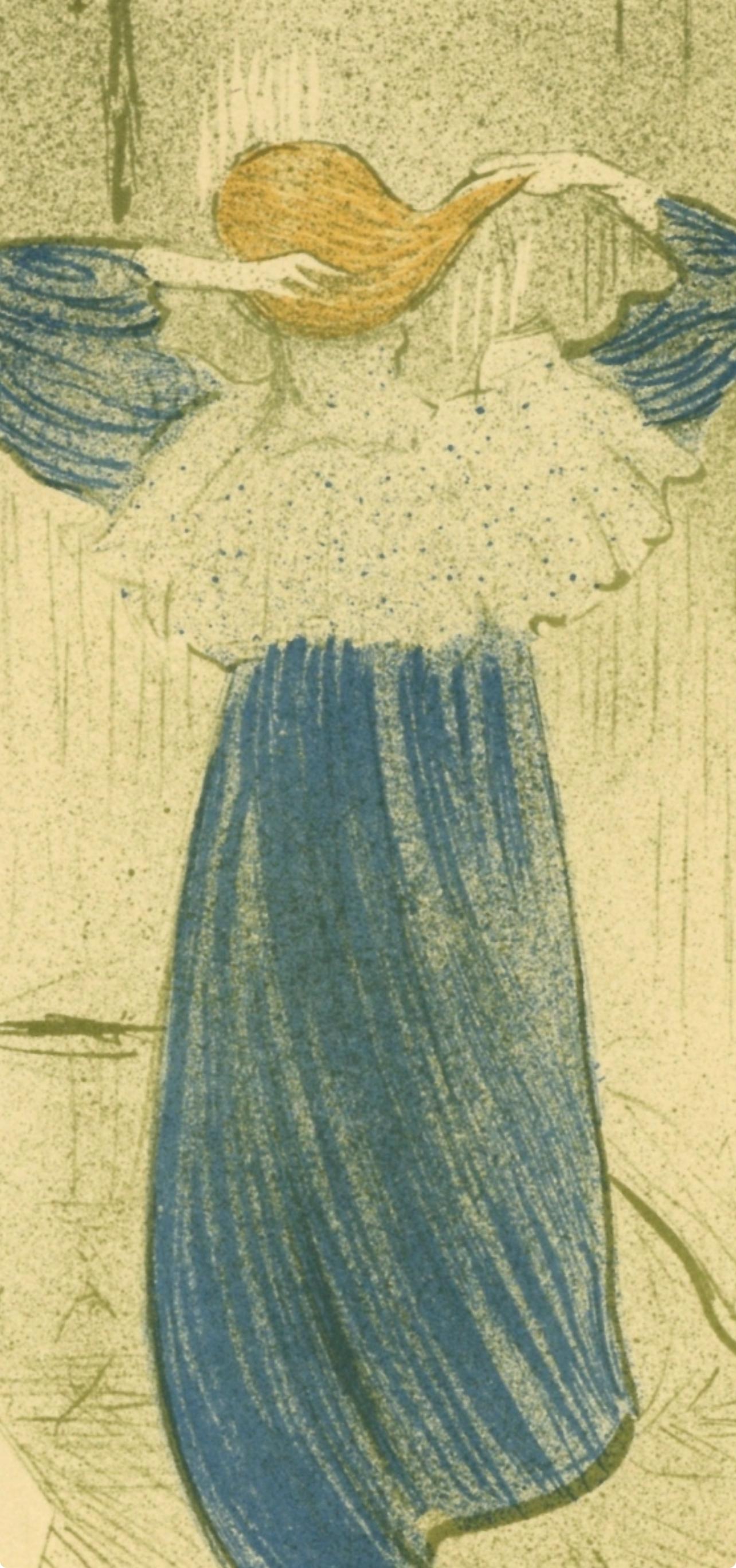 Toulouse-Lautrec, Composition, Les Affiches de Toulouse-Lautrec (après) - Beige Landscape Print par Henri de Toulouse-Lautrec
