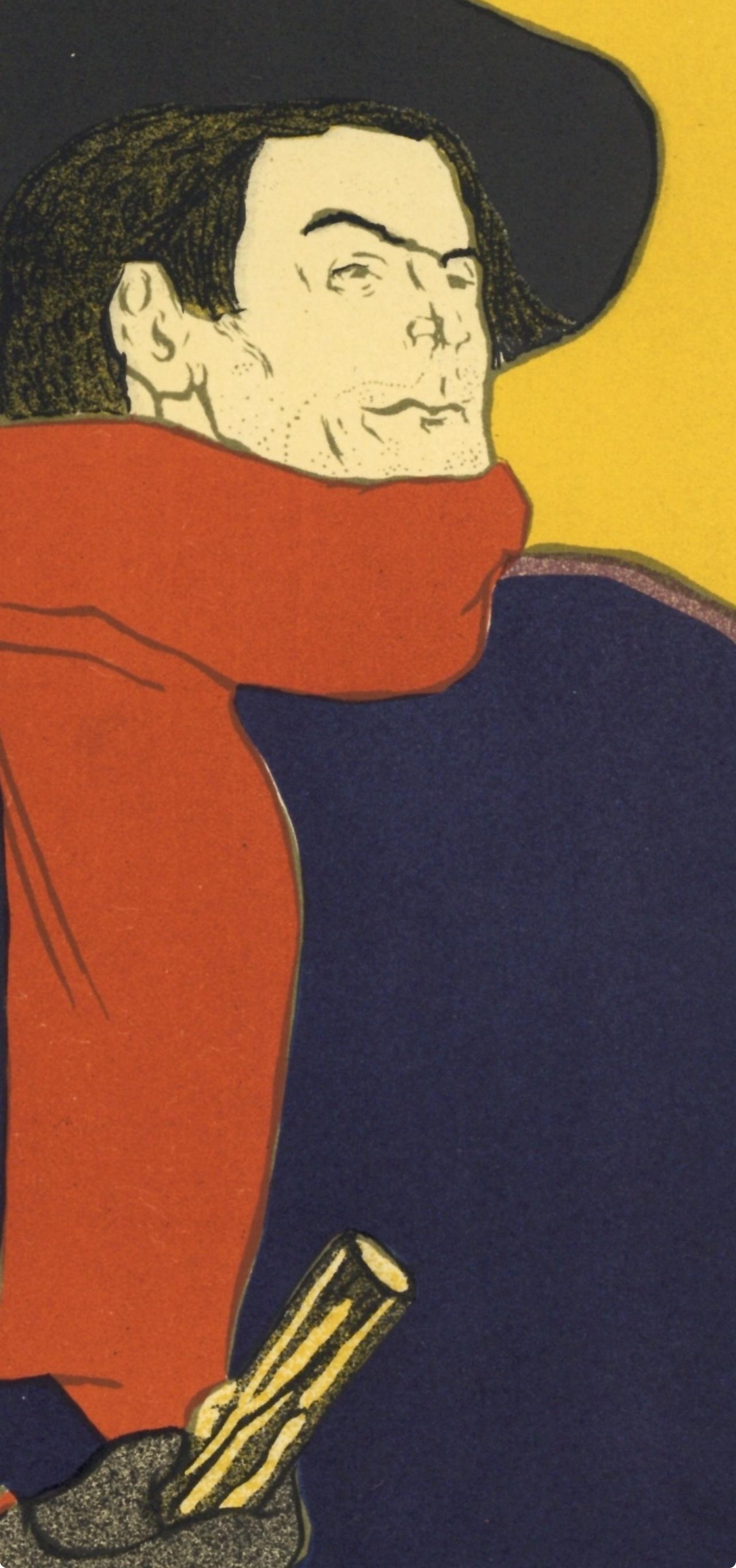 Toulouse-Lautrec, Composition, Les Affiches De Toulouse-Lautrec (after) - Black Landscape Print by Henri de Toulouse-Lautrec