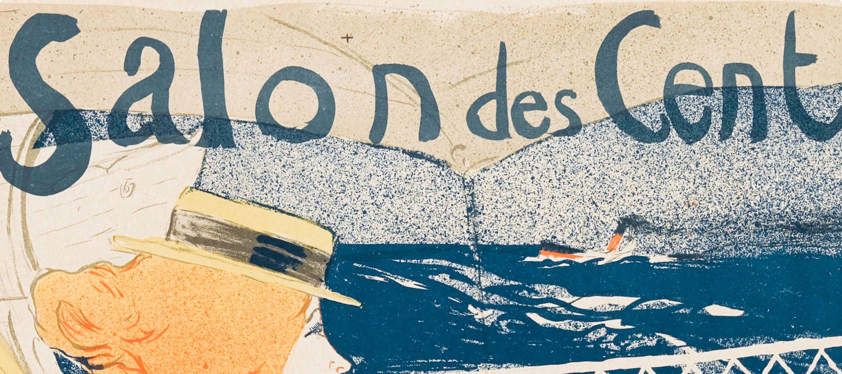 Toulouse-Lautrec, Composition, Les Affiches De Toulouse-Lautrec (after) - Beige Figurative Print by Henri de Toulouse-Lautrec
