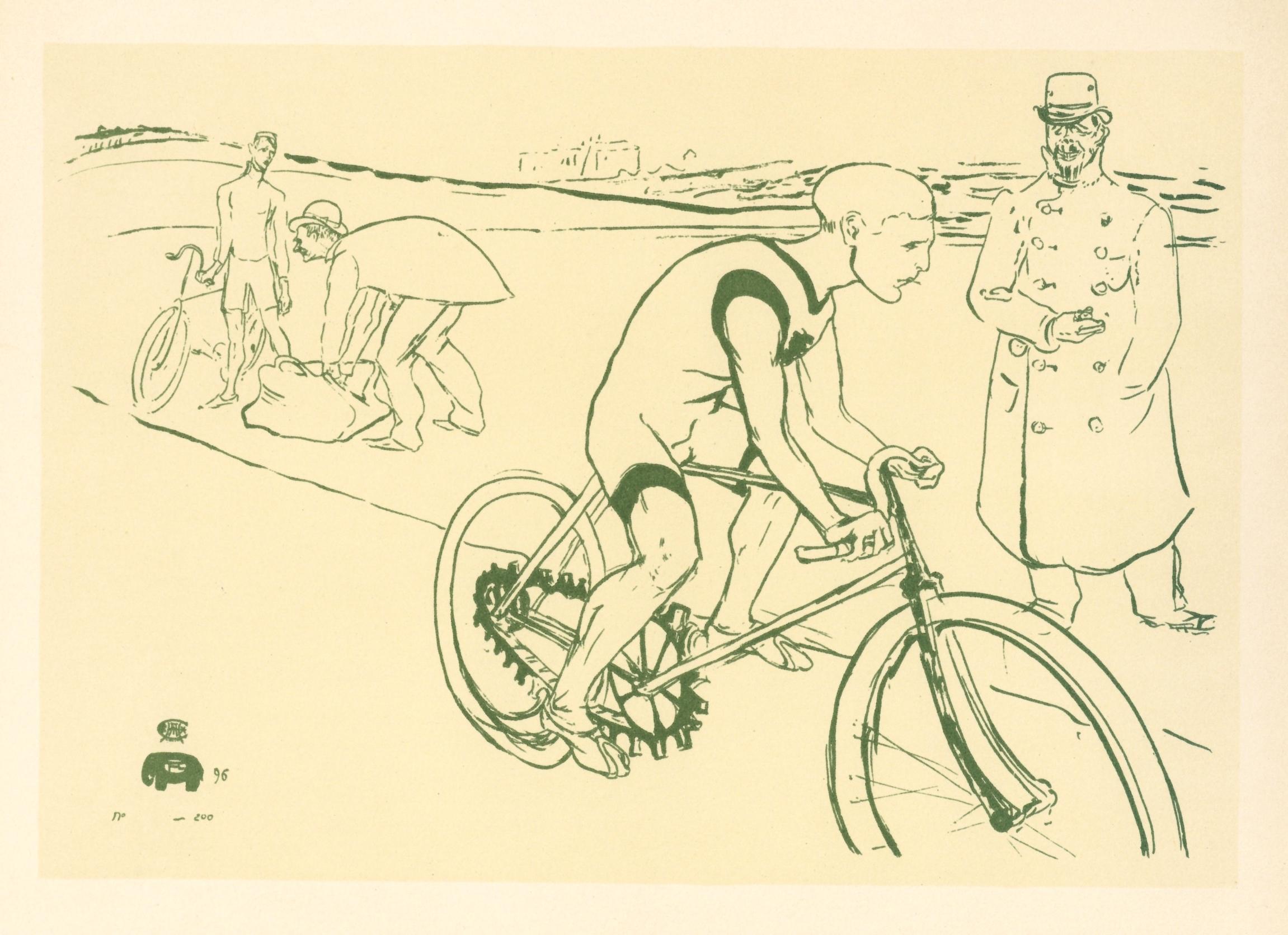 Medium: Lithograph on grand vélin Filigrané a sa marque paper
Year: 1950
Paper Size: 9.75 x 12.5 inches; image size: 7.48 x 10.63 inches
Inscription: Signed in the plate and unnumbered, as issued
Notes: From the album, Les Affiches De