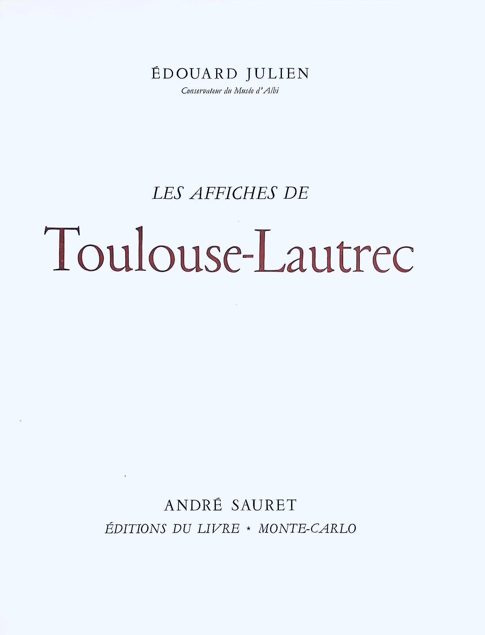 Toulouse-Lautrec, Composizione, Les Affiches De Toulouse-Lautrec (dopo) in vendita 1