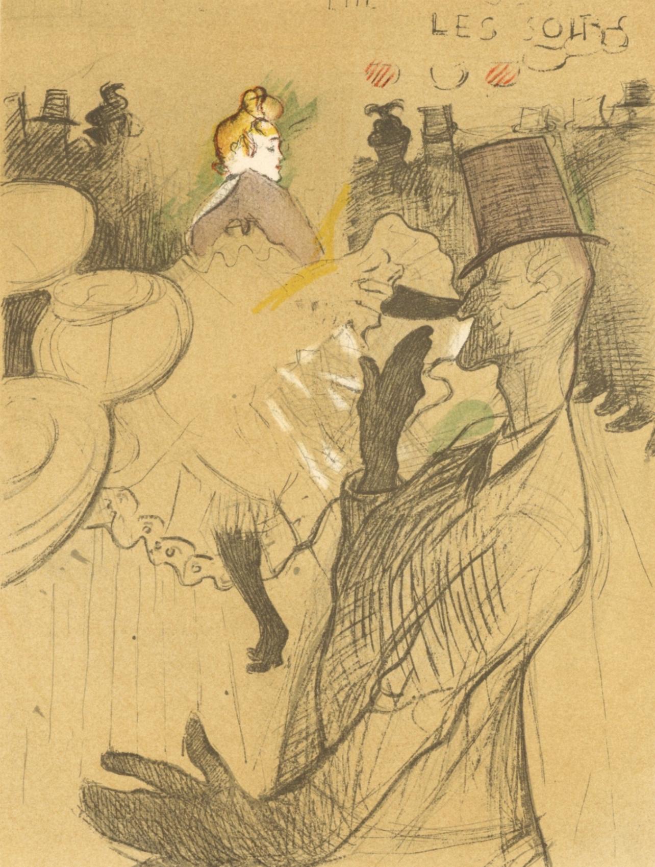 Henri de Toulouse-Lautrec Landscape Print - Toulouse-Lautrec, Composition, Les Affiches De Toulouse-Lautrec (after)