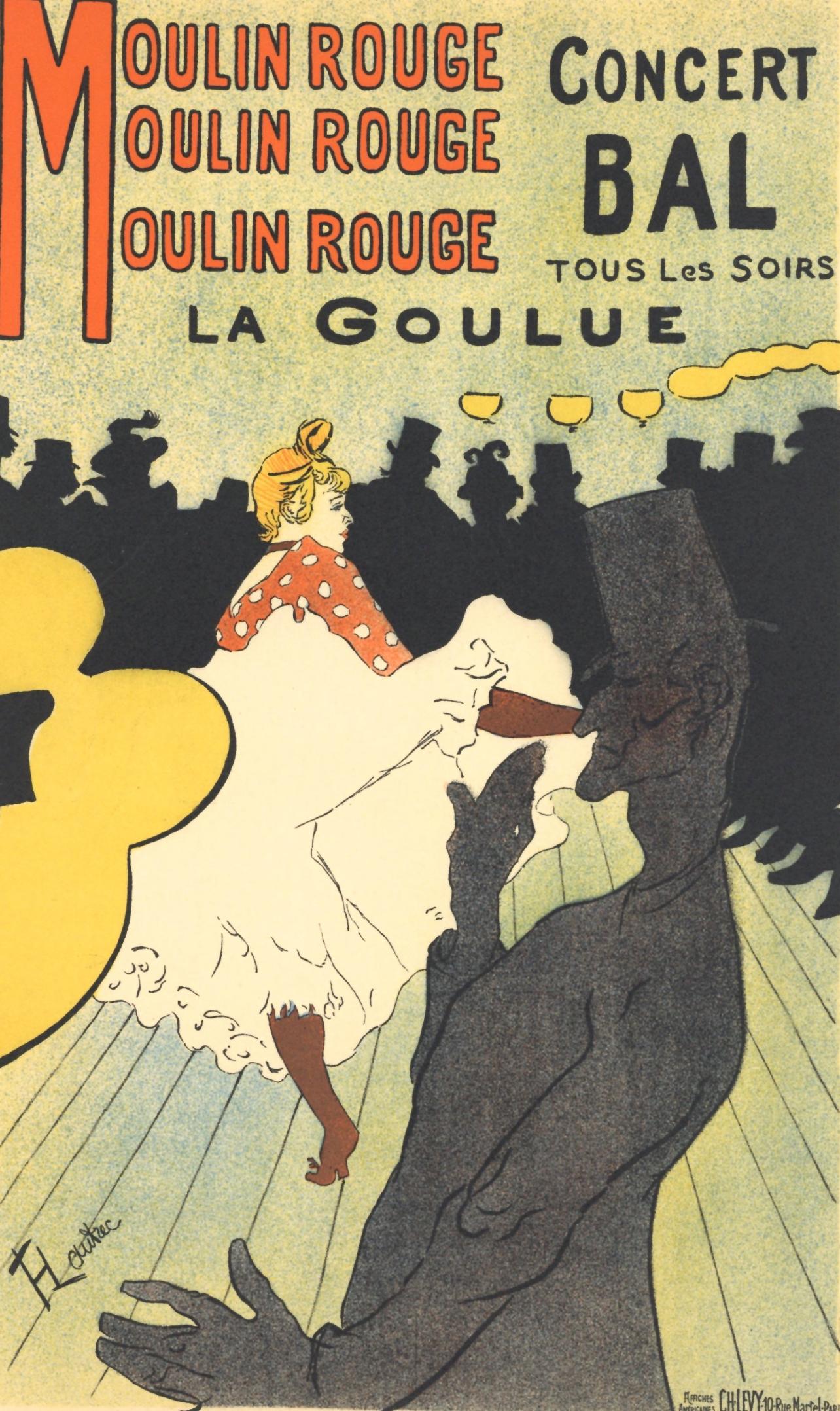 Henri de Toulouse-Lautrec Landscape Print - Toulouse-Lautrec, Composition, Les Affiches De Toulouse-Lautrec (after)