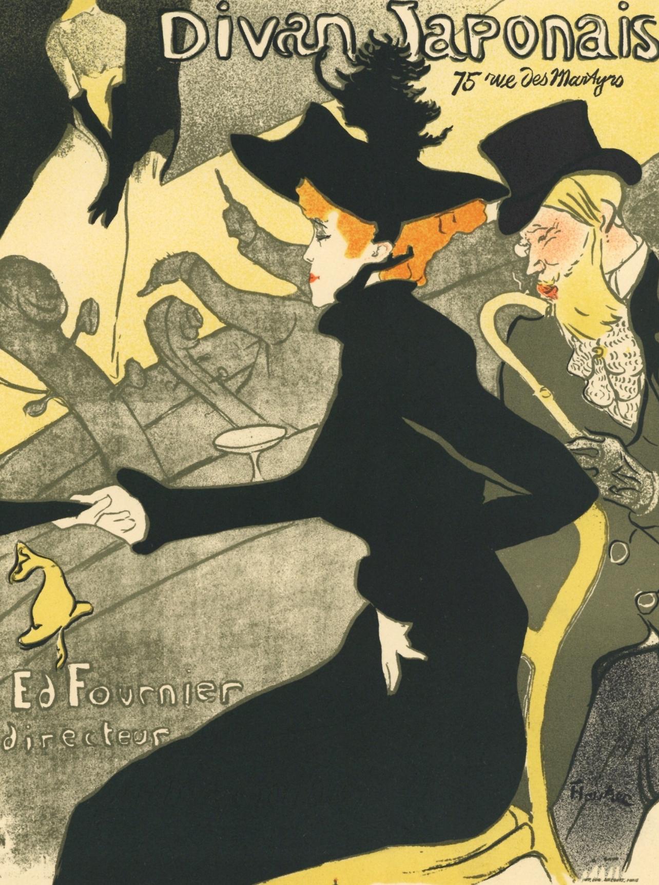 Henri de Toulouse-Lautrec Landscape Print - Toulouse-Lautrec, Composition, Les Affiches De Toulouse-Lautrec (after)