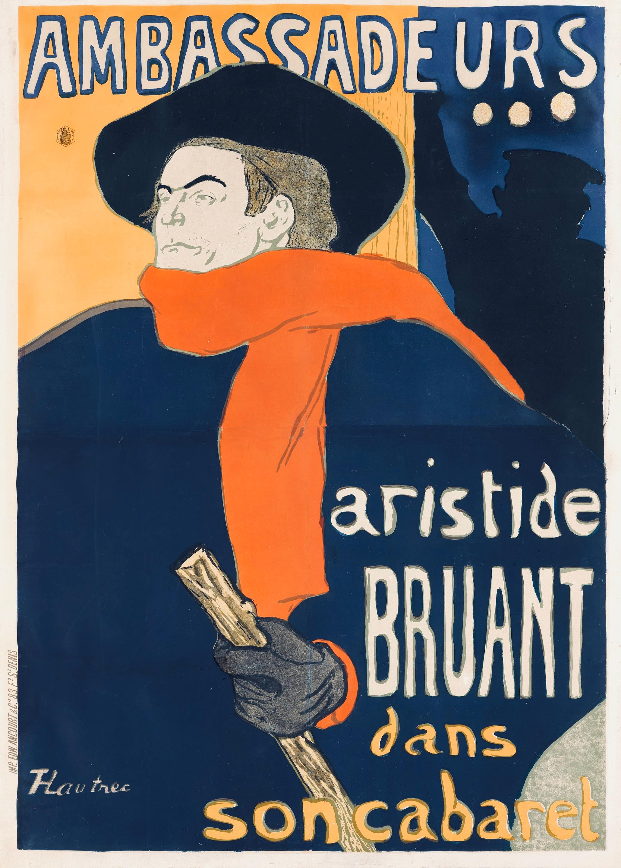 Henri de Toulouse-Lautrec Landscape Print - Toulouse-Lautrec, Composition, Les Affiches De Toulouse-Lautrec (after)