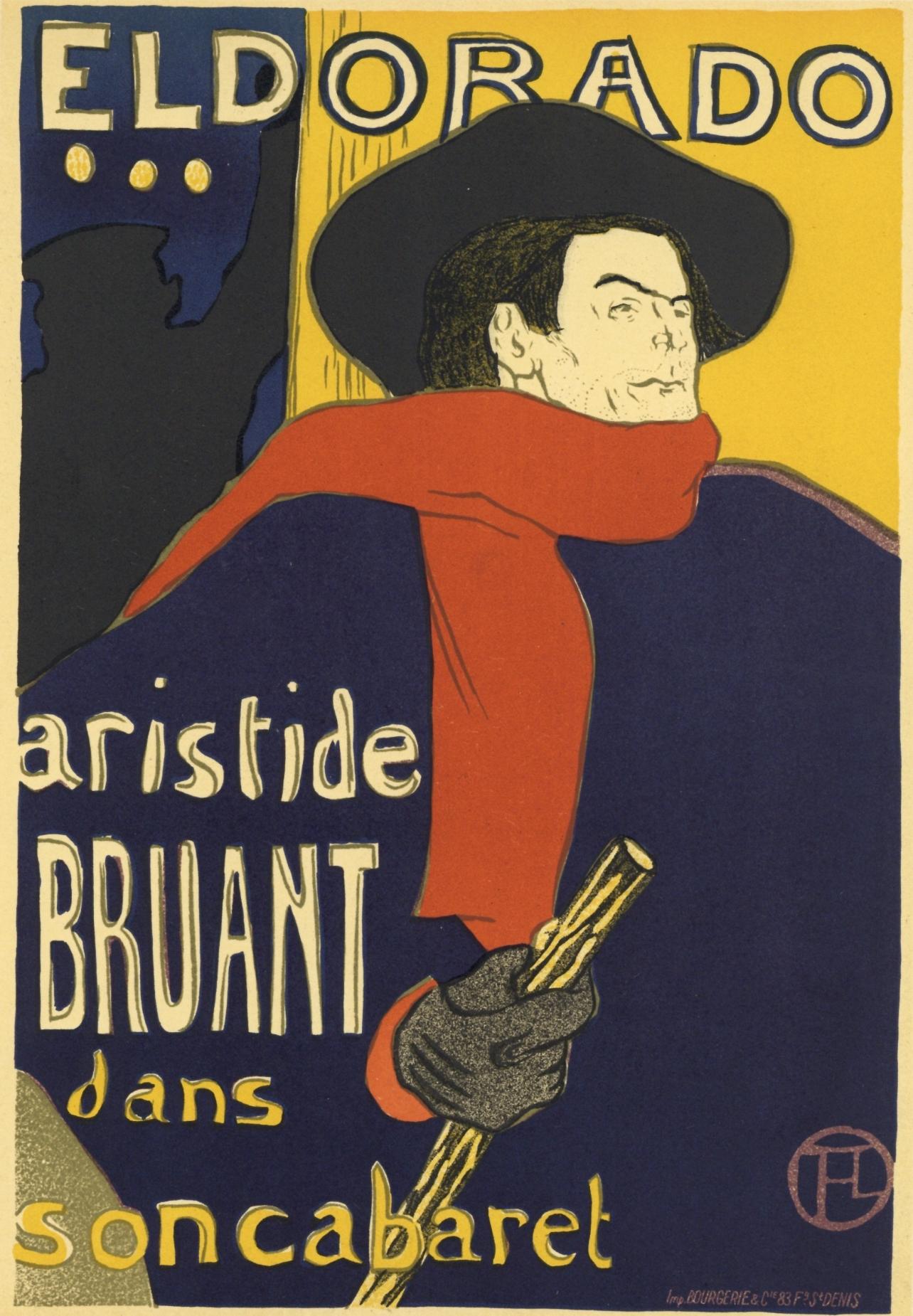 Henri de Toulouse-Lautrec Landscape Print - Toulouse-Lautrec, Composition, Les Affiches De Toulouse-Lautrec (after)