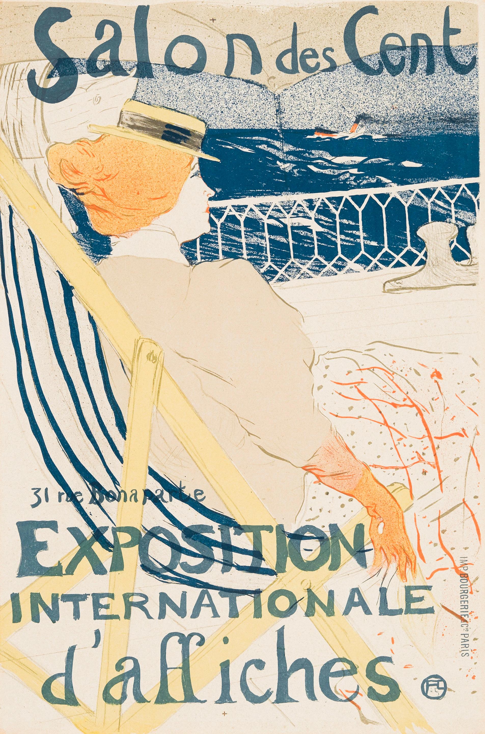 Henri de Toulouse-Lautrec Figurative Print - Toulouse-Lautrec, Composition, Les Affiches De Toulouse-Lautrec (after)