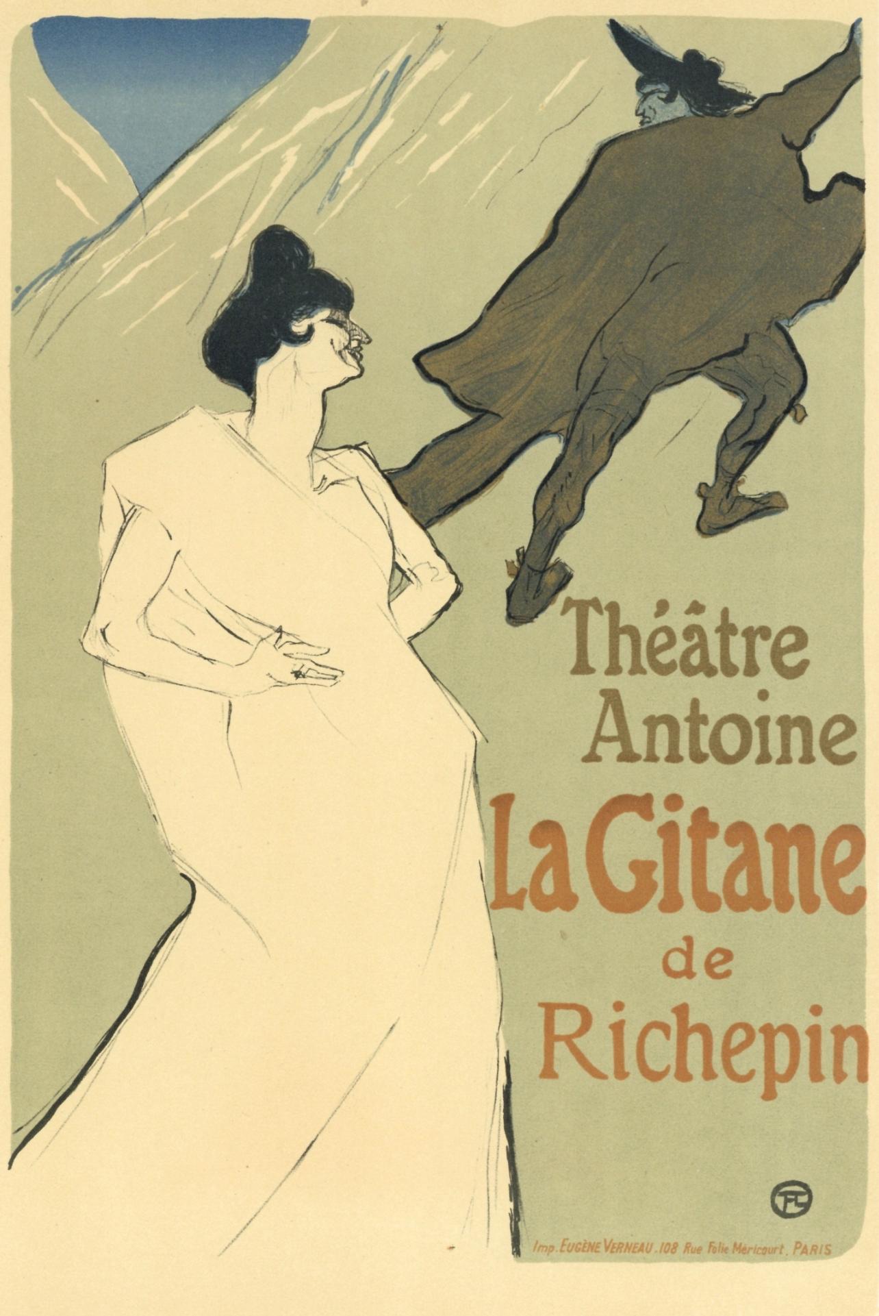 Henri de Toulouse-Lautrec Landscape Print - Toulouse-Lautrec, Composition, Les Affiches De Toulouse-Lautrec (after)