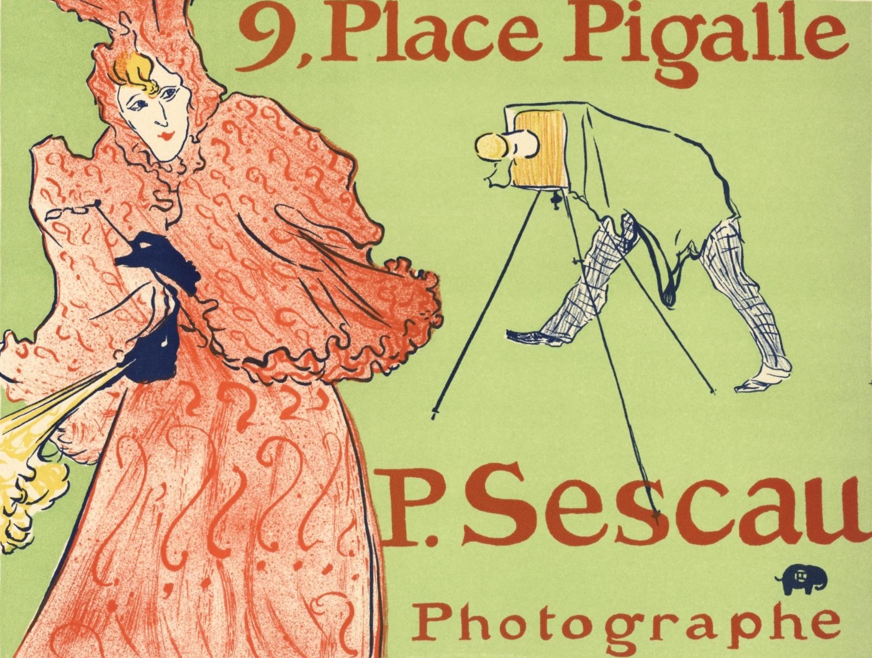 Henri de Toulouse-Lautrec Figurative Print - Toulouse-Lautrec, Composition, Les Affiches De Toulouse-Lautrec (after)