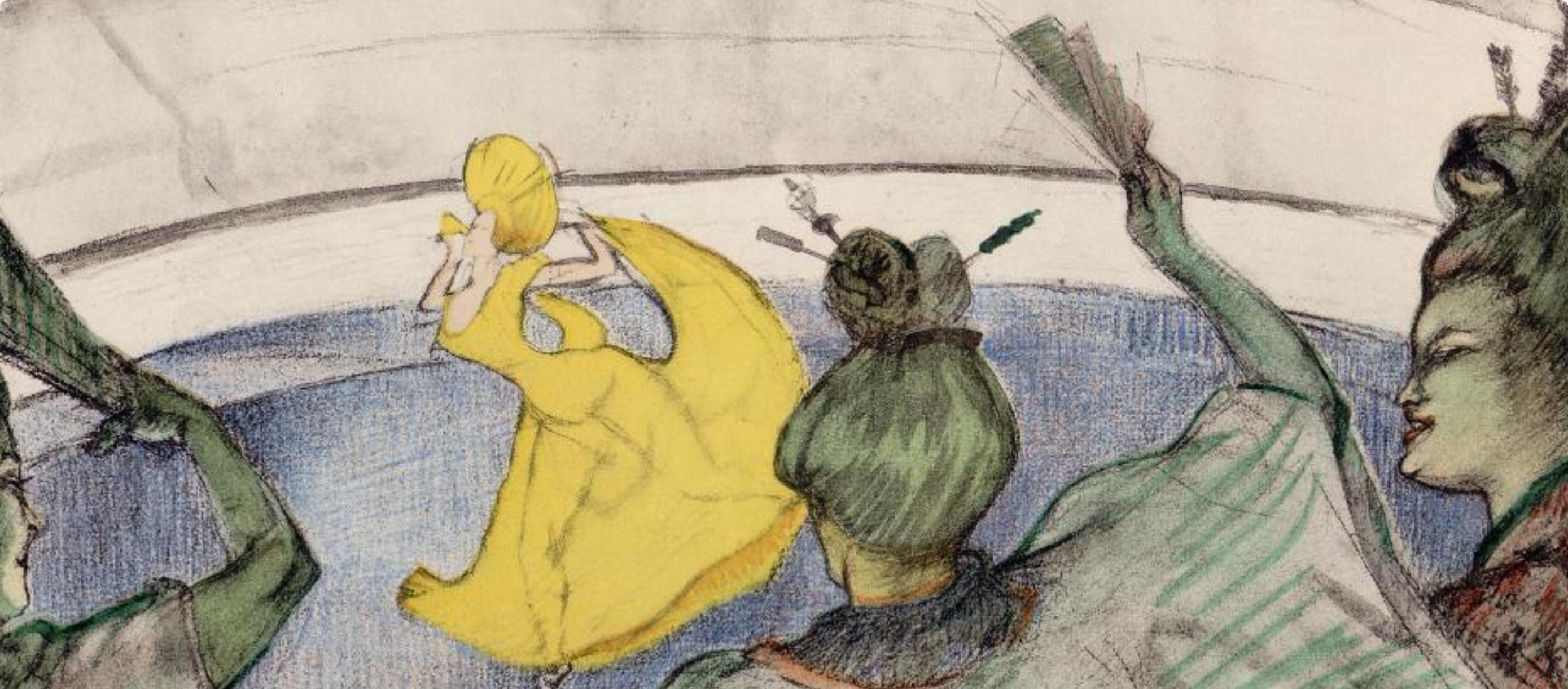 Toulouse-Lautrec, Composition, The Circus by Toulouse-Lautrec (after) - Print by Henri de Toulouse-Lautrec