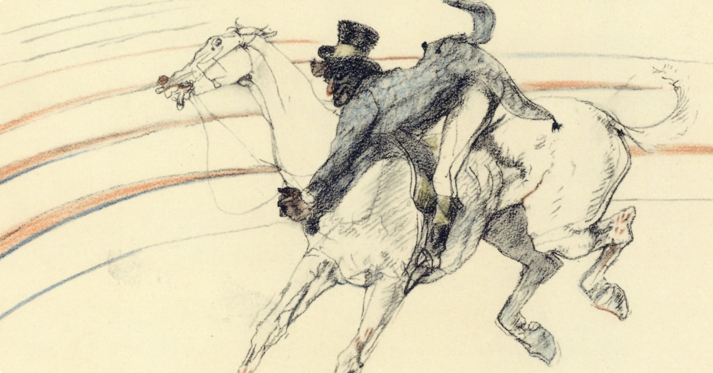 Toulouse-Lautrec, Composition, The Circus by Toulouse-Lautrec (after) - Print by Henri de Toulouse-Lautrec