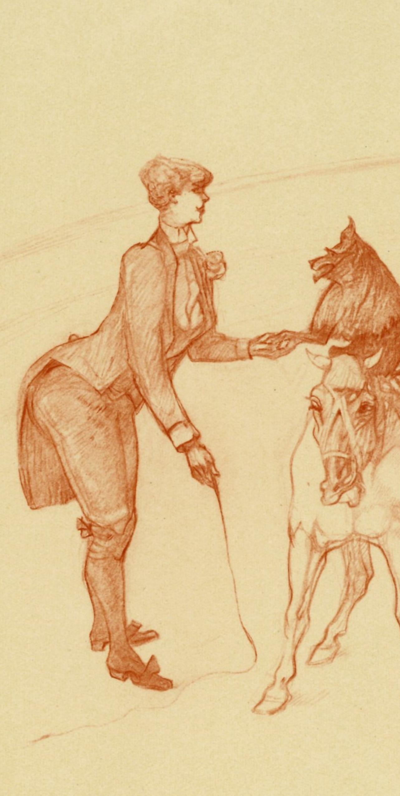 Toulouse-Lautrec, Composition, The Circus by Toulouse-Lautrec (after) - Post-Impressionist Print by Henri de Toulouse-Lautrec