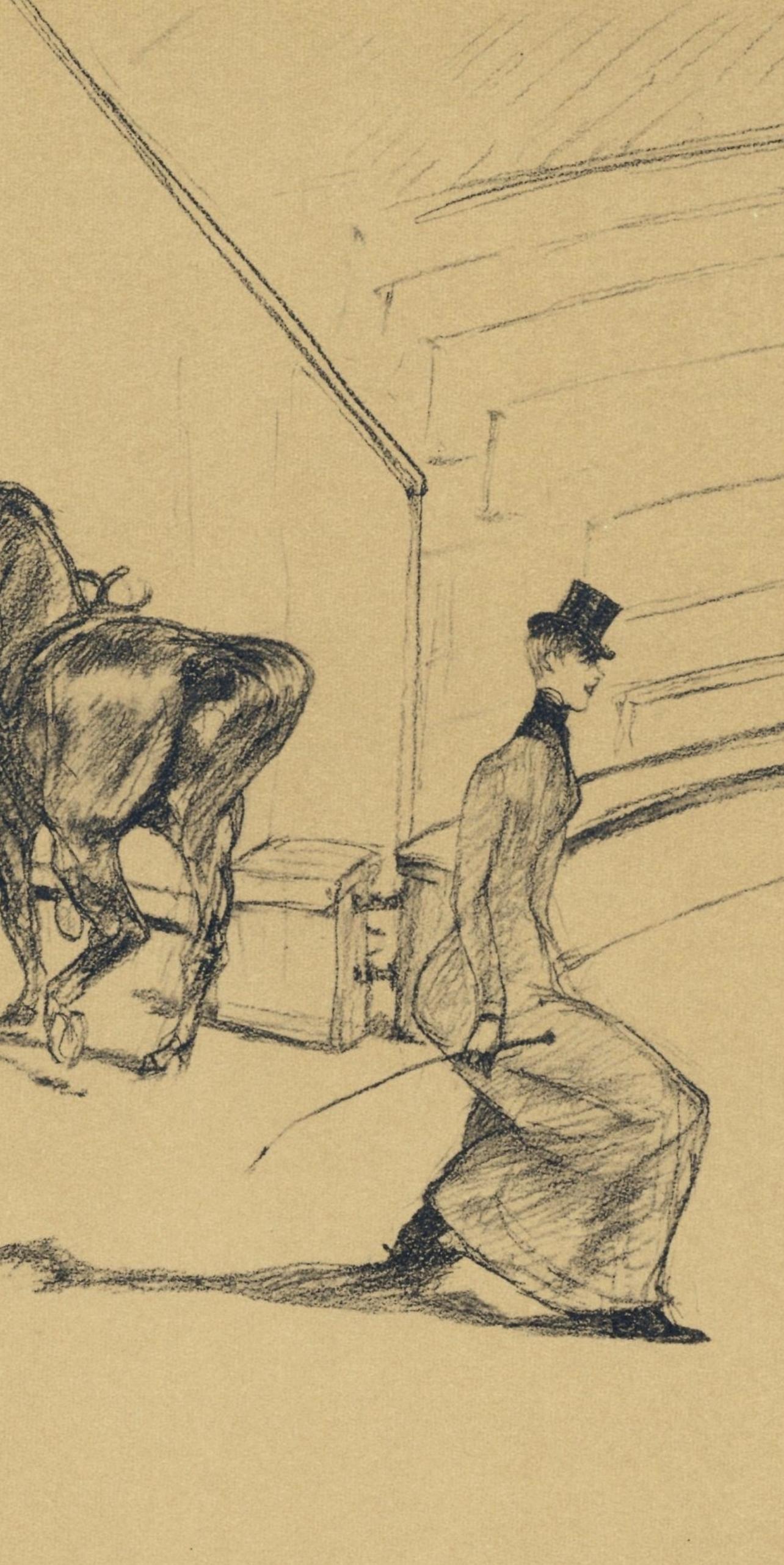 Toulouse-Lautrec, Composition, The Circus by Toulouse-Lautrec (after) - Post-Impressionist Print by Henri de Toulouse-Lautrec