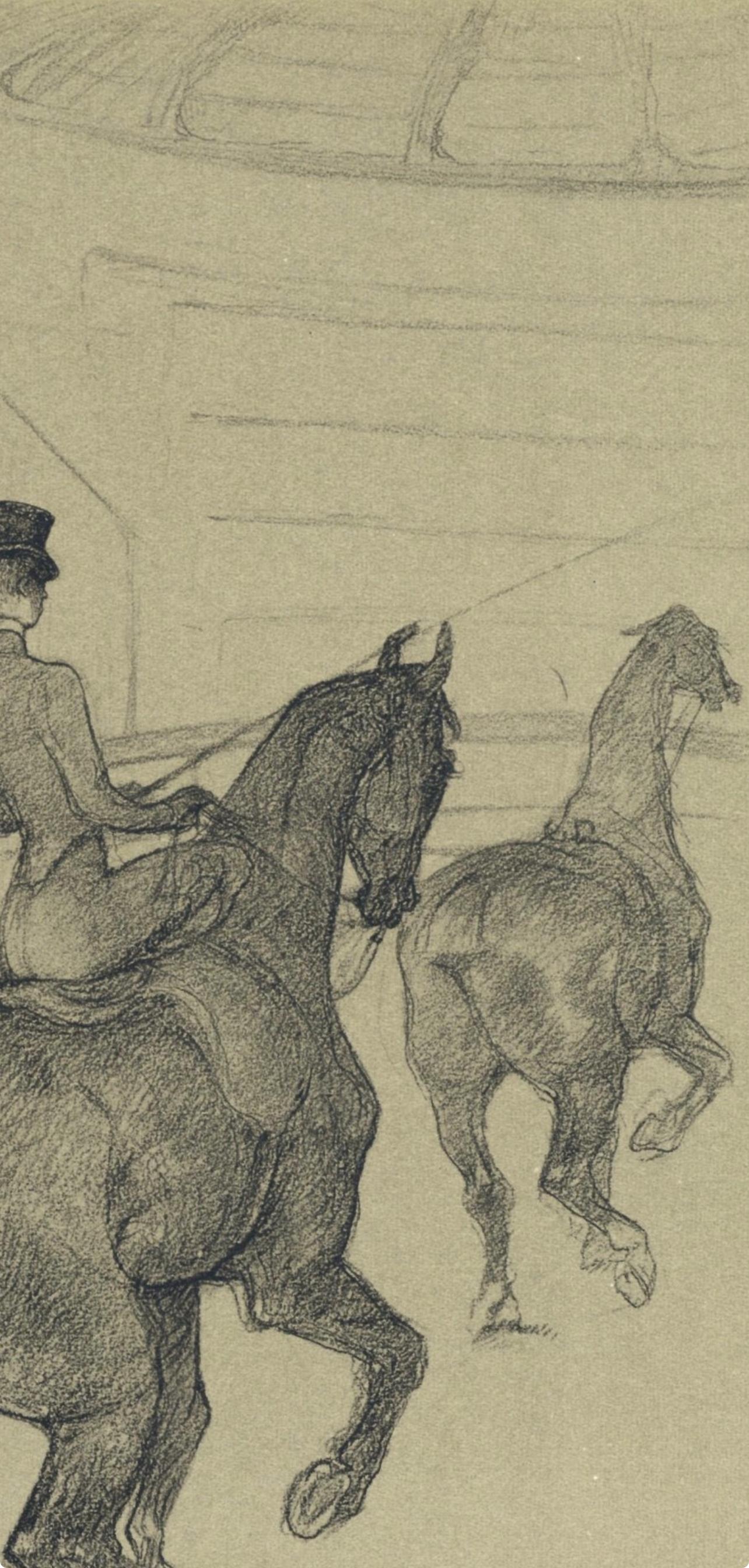 Toulouse-Lautrec, Composition, The Circus by Toulouse-Lautrec (after) - Post-Impressionist Print by Henri de Toulouse-Lautrec