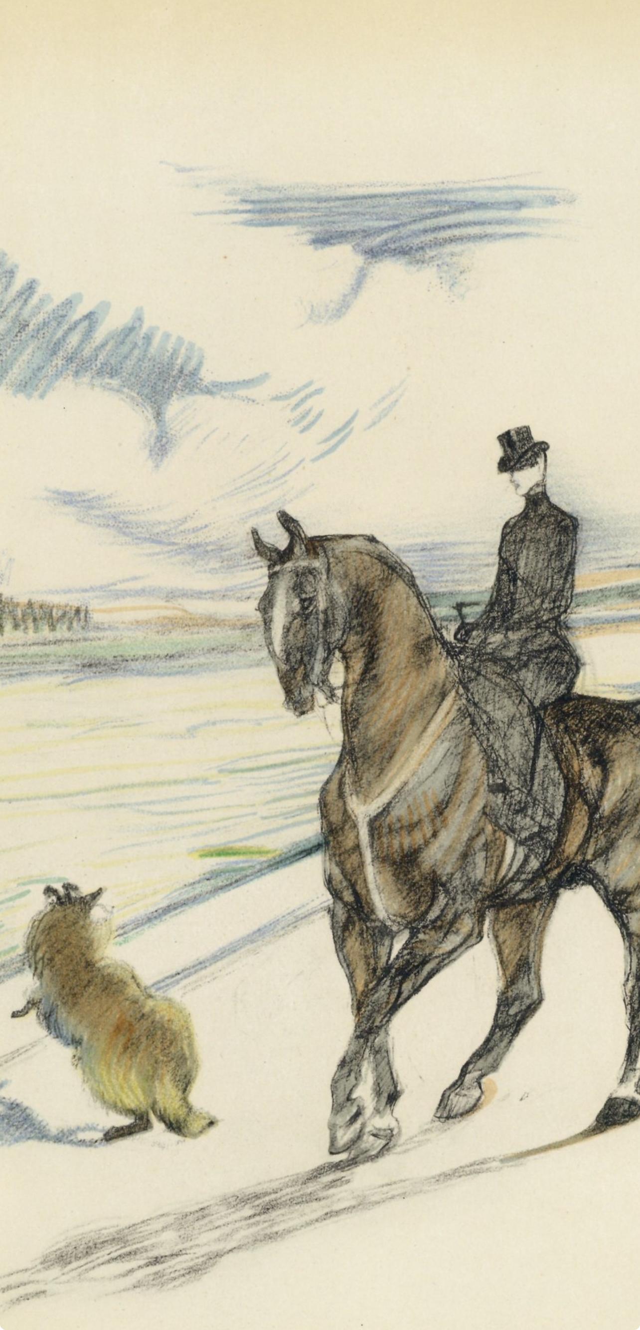 Toulouse-Lautrec, Composition, The Circus by Toulouse-Lautrec (after) - Post-Impressionist Print by Henri de Toulouse-Lautrec