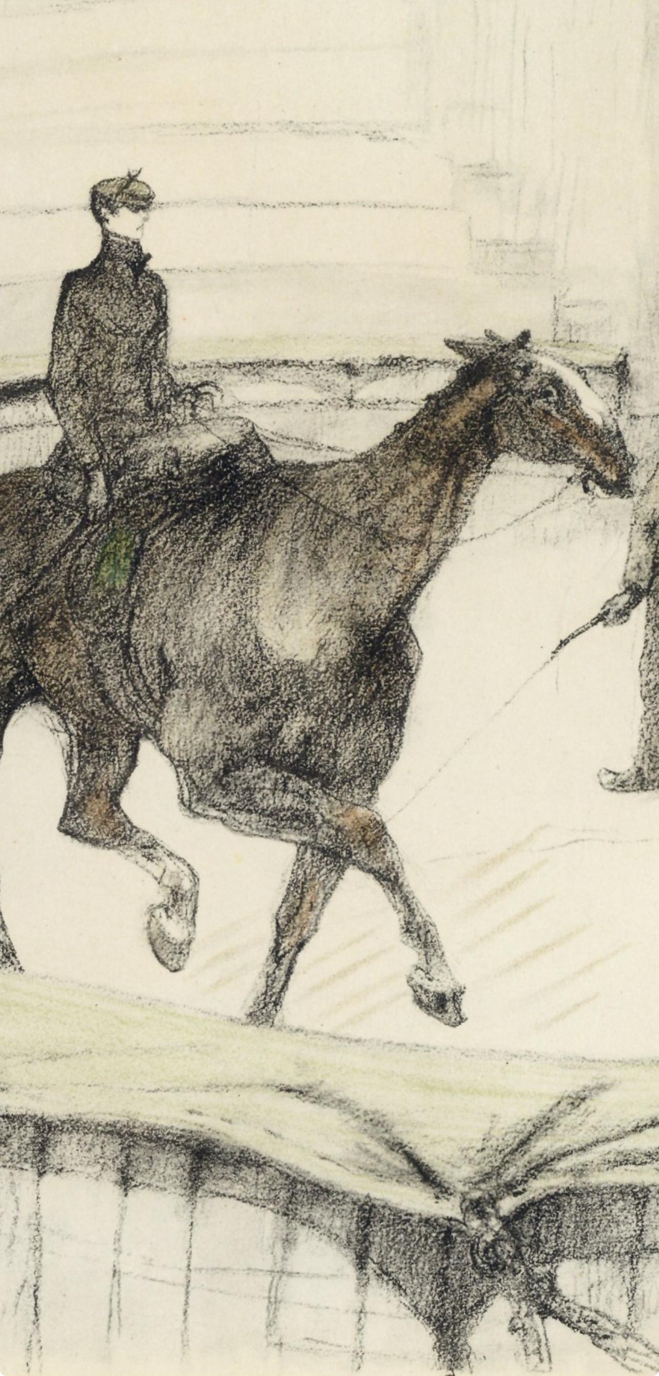 Toulouse-Lautrec, Composition, Le cirque de Toulouse-Lautrec (après) - Post-impressionnisme Print par Henri de Toulouse-Lautrec