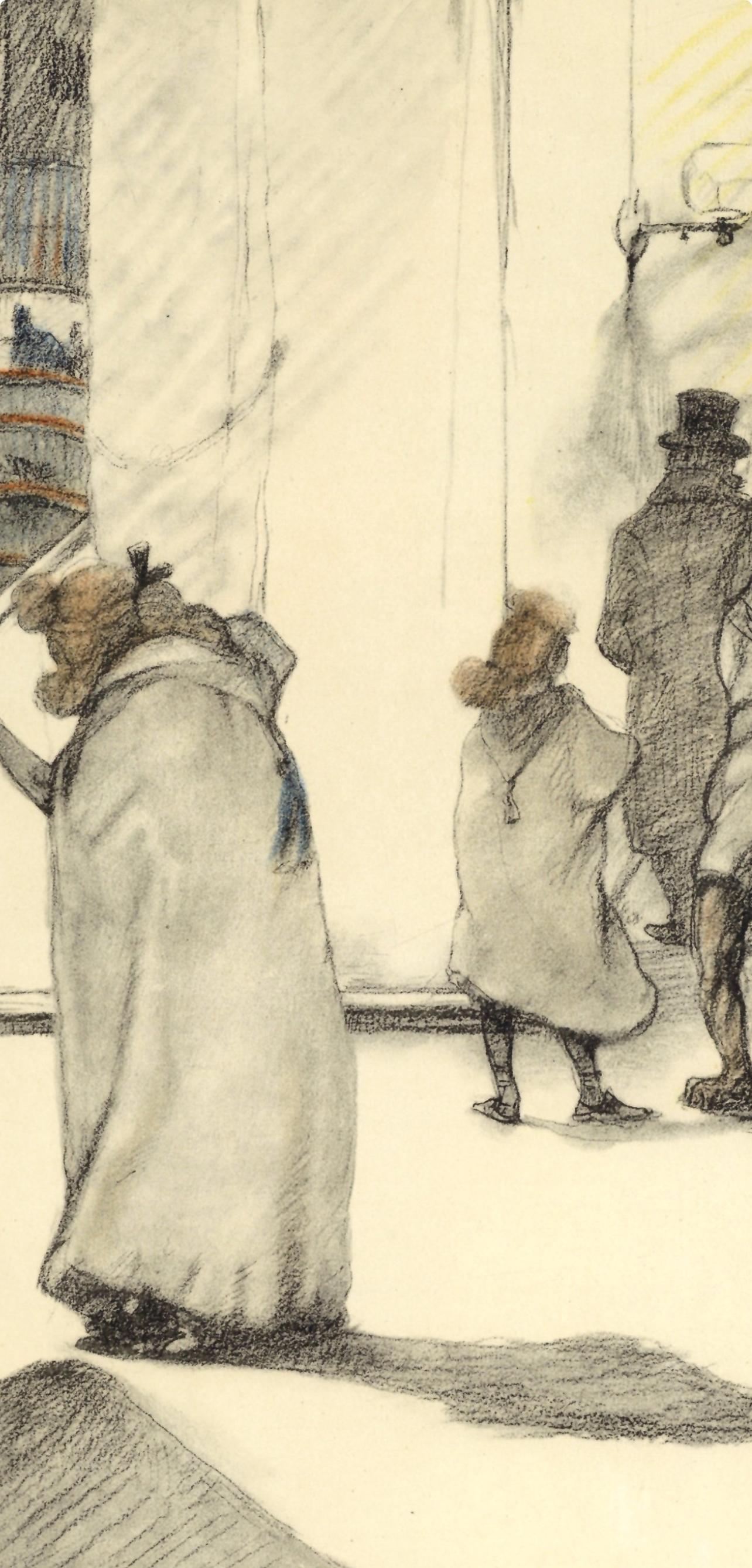 Toulouse-Lautrec, Composition, The Circus by Toulouse-Lautrec (after) - Post-Impressionist Print by Henri de Toulouse-Lautrec