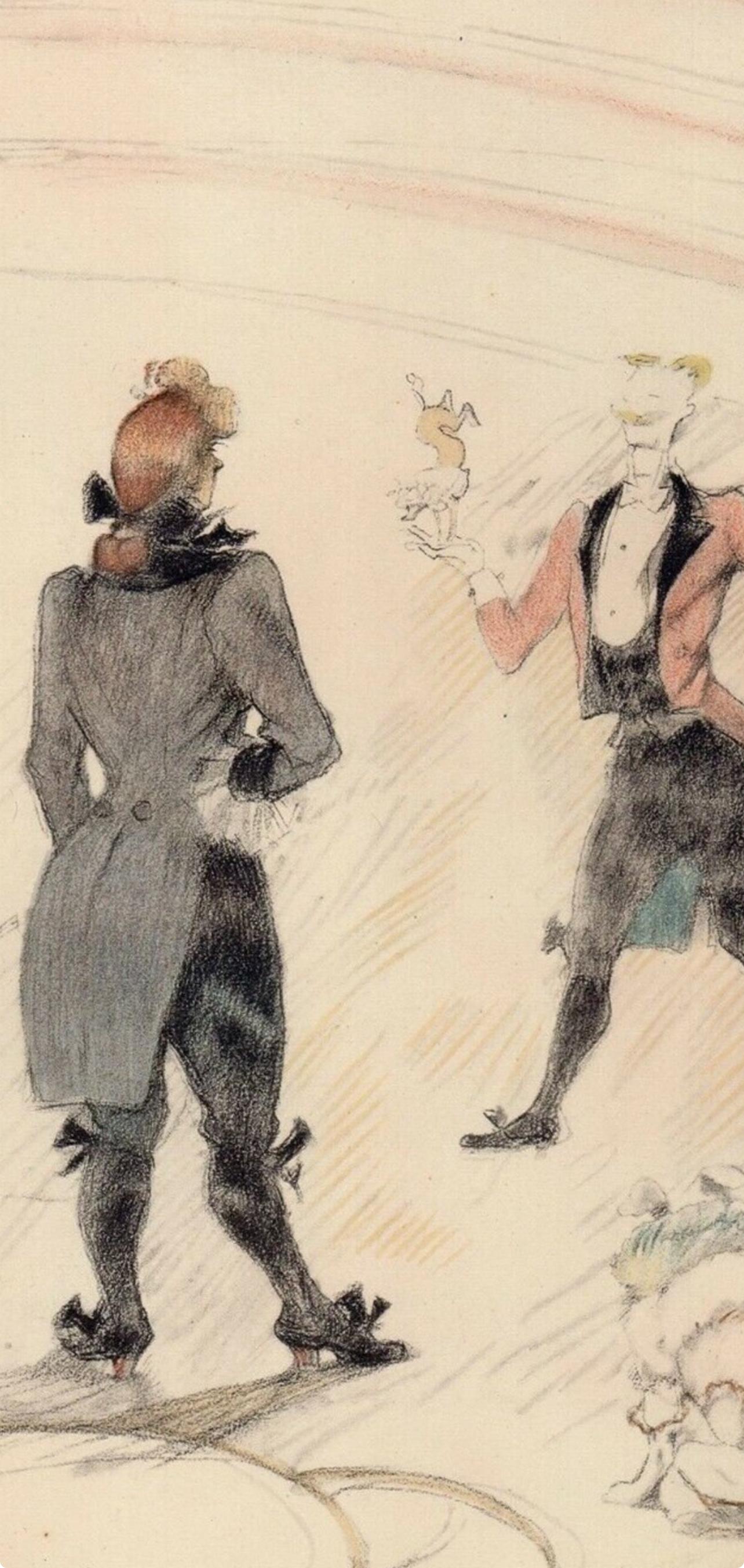 Toulouse-Lautrec, Composition, The Circus by Toulouse-Lautrec (after) - Post-Impressionist Print by Henri de Toulouse-Lautrec