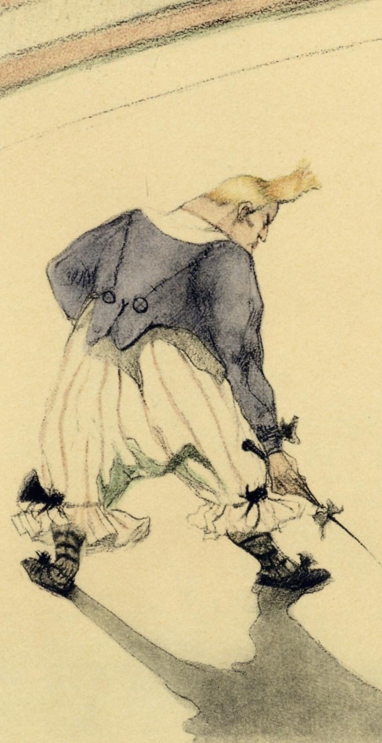 Toulouse-Lautrec, Composition, The Circus by Toulouse-Lautrec (after) - Post-Impressionist Print by Henri de Toulouse-Lautrec