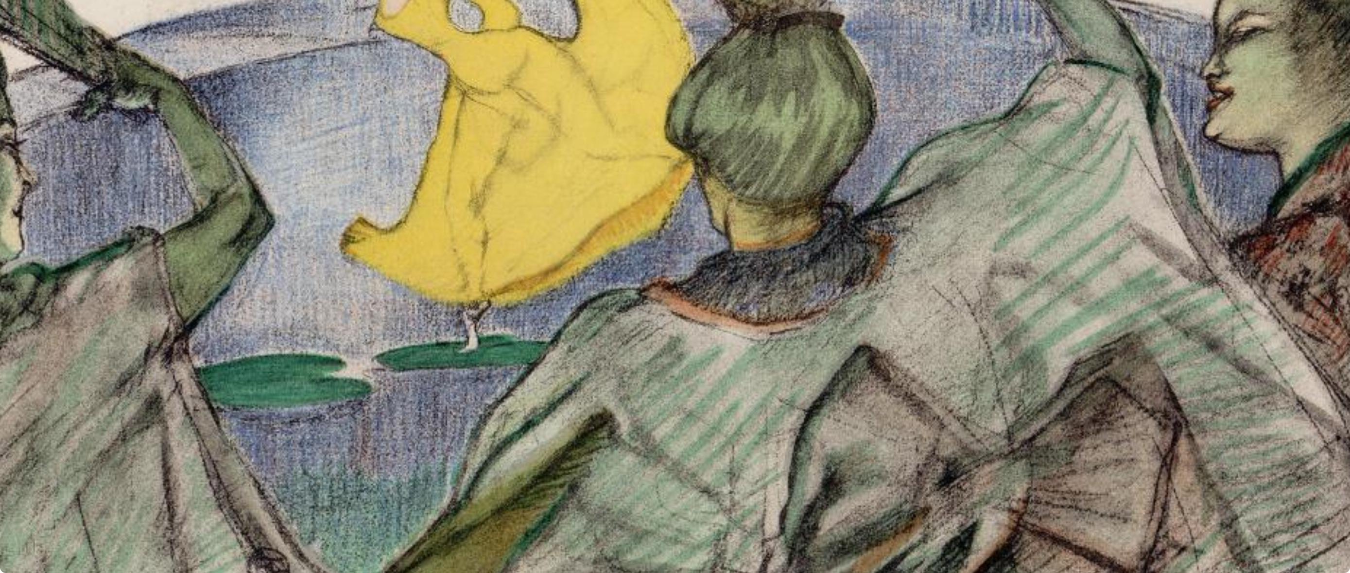 Toulouse-Lautrec, Composition, The Circus by Toulouse-Lautrec (after) - Post-Impressionist Print by Henri de Toulouse-Lautrec