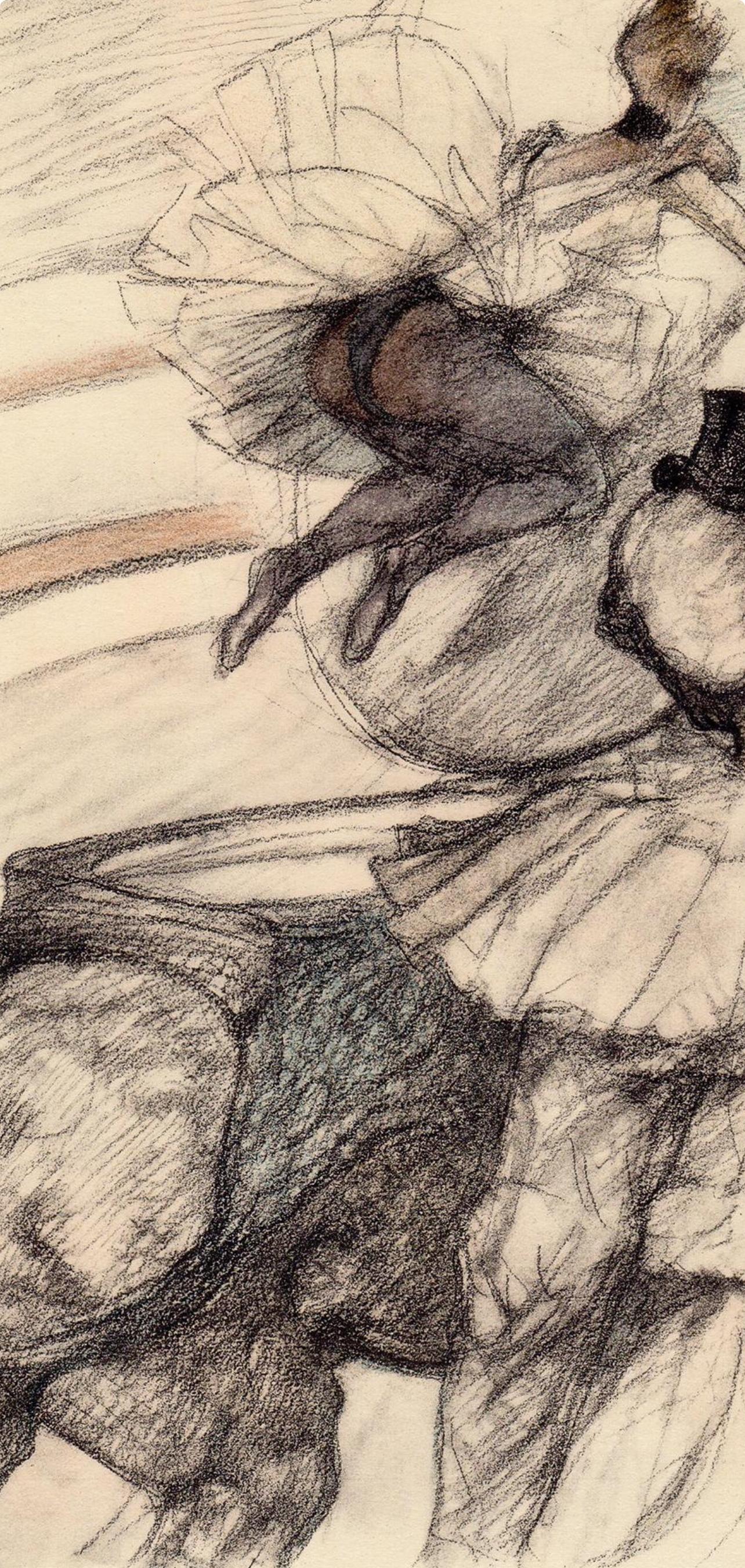 Toulouse-Lautrec, Composition, The Circus by Toulouse-Lautrec (after) - Beige Landscape Print by Henri de Toulouse-Lautrec