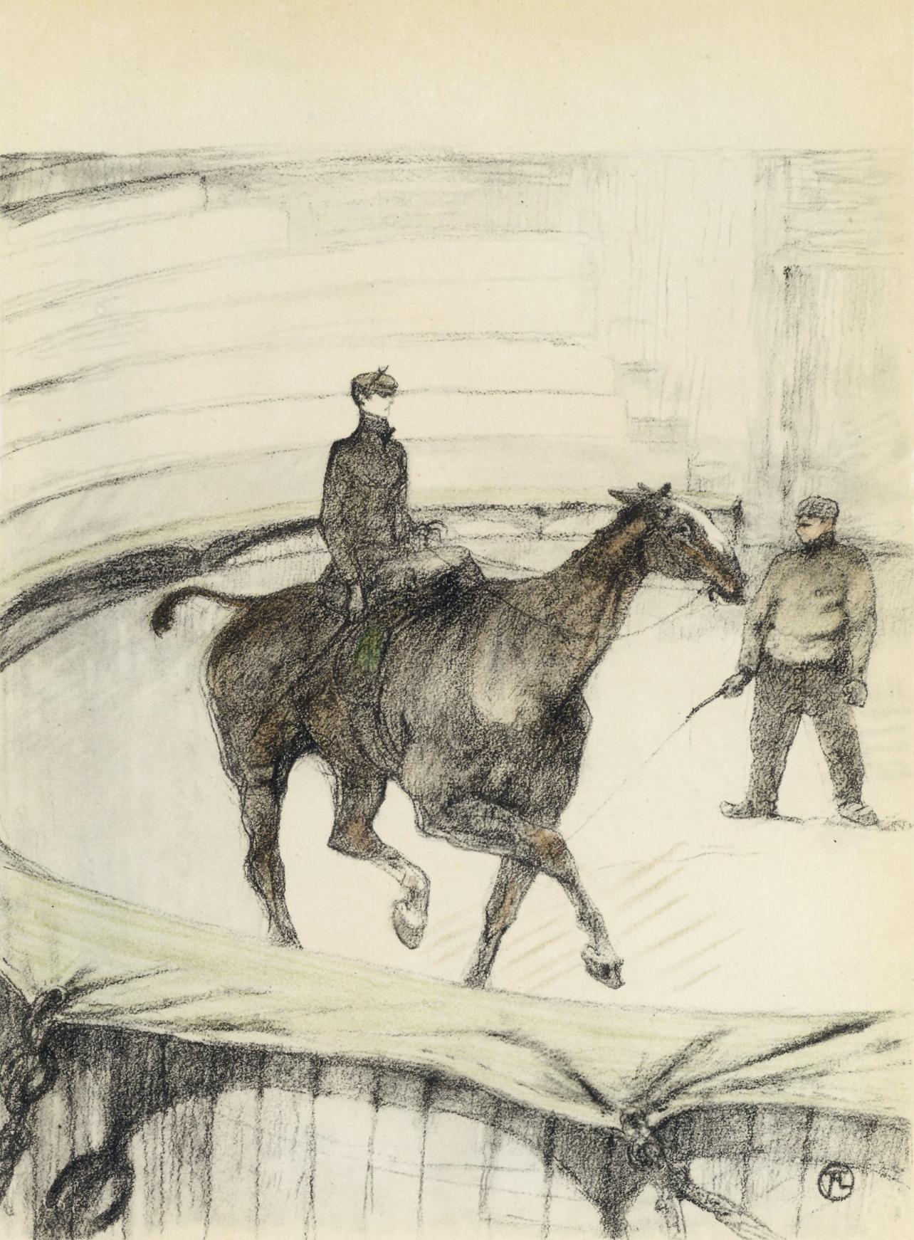 Figurative Print Henri de Toulouse-Lautrec - Toulouse-Lautrec, Composition, Le cirque de Toulouse-Lautrec (après)
