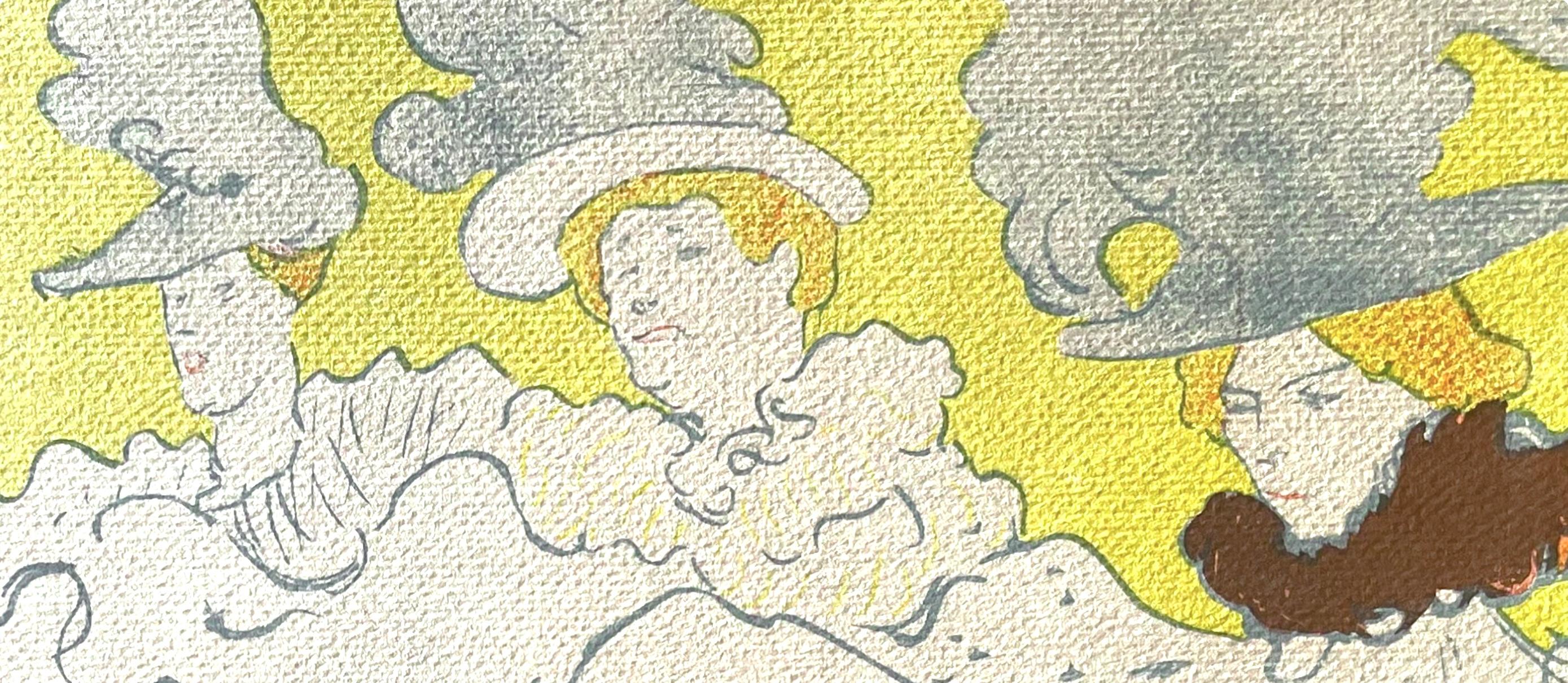 Toulouse-Lautrec, Komposition, TLautrec (nach) (Post-Impressionismus), Print, von Henri de Toulouse-Lautrec