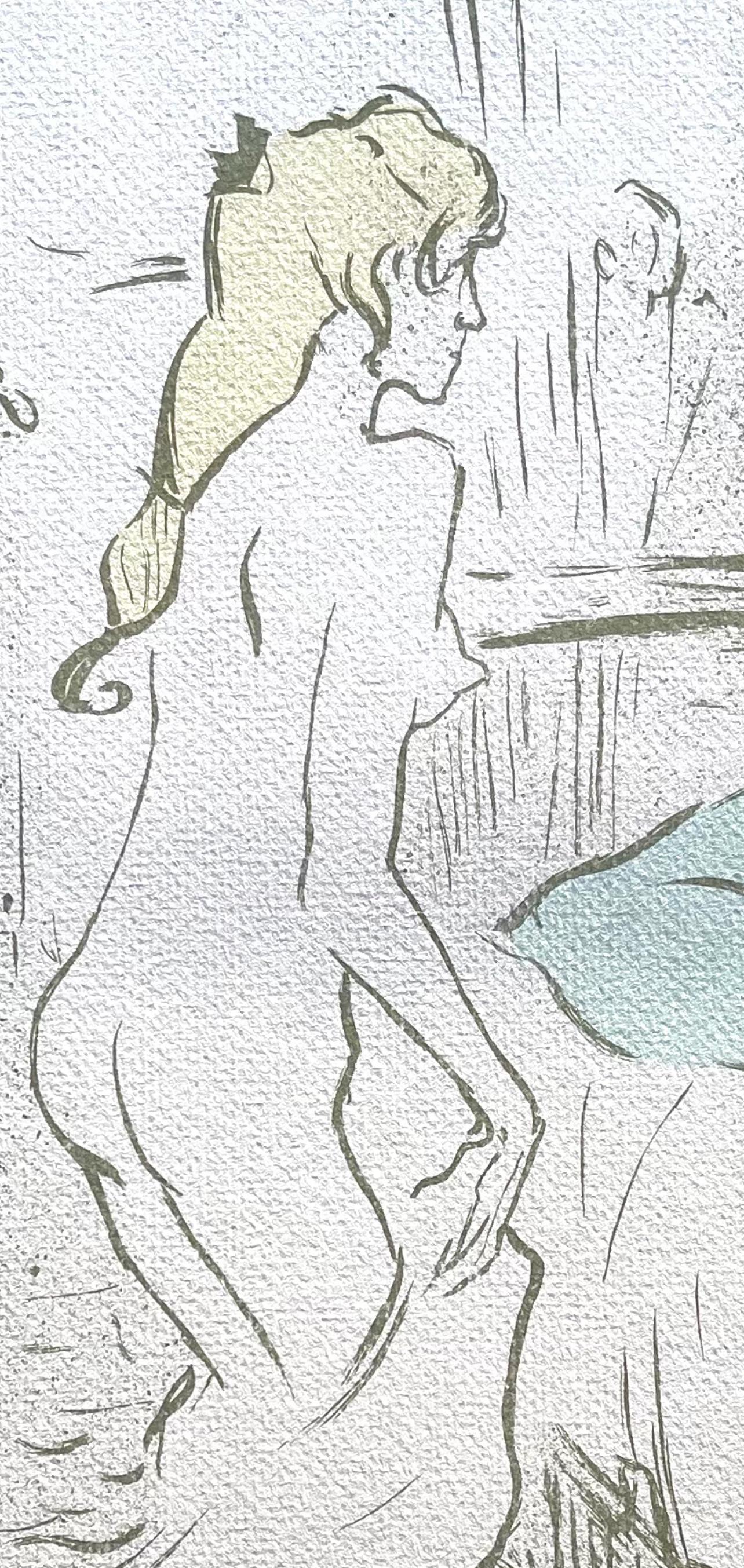 Toulouse-Lautrec, Composizione, TLautrec (dopo) - Landscape Print Grigio di Henri de Toulouse-Lautrec