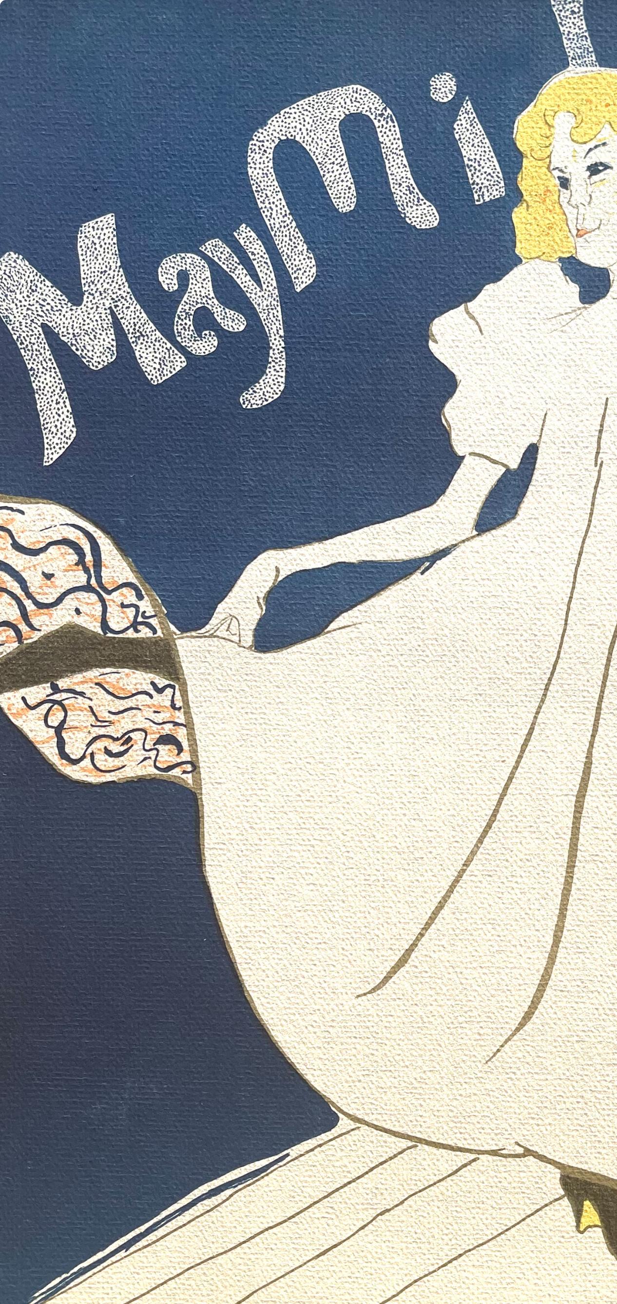 Toulouse-Lautrec, Composition, TLautrec (d'après) - Beige Figurative Print par Henri de Toulouse-Lautrec