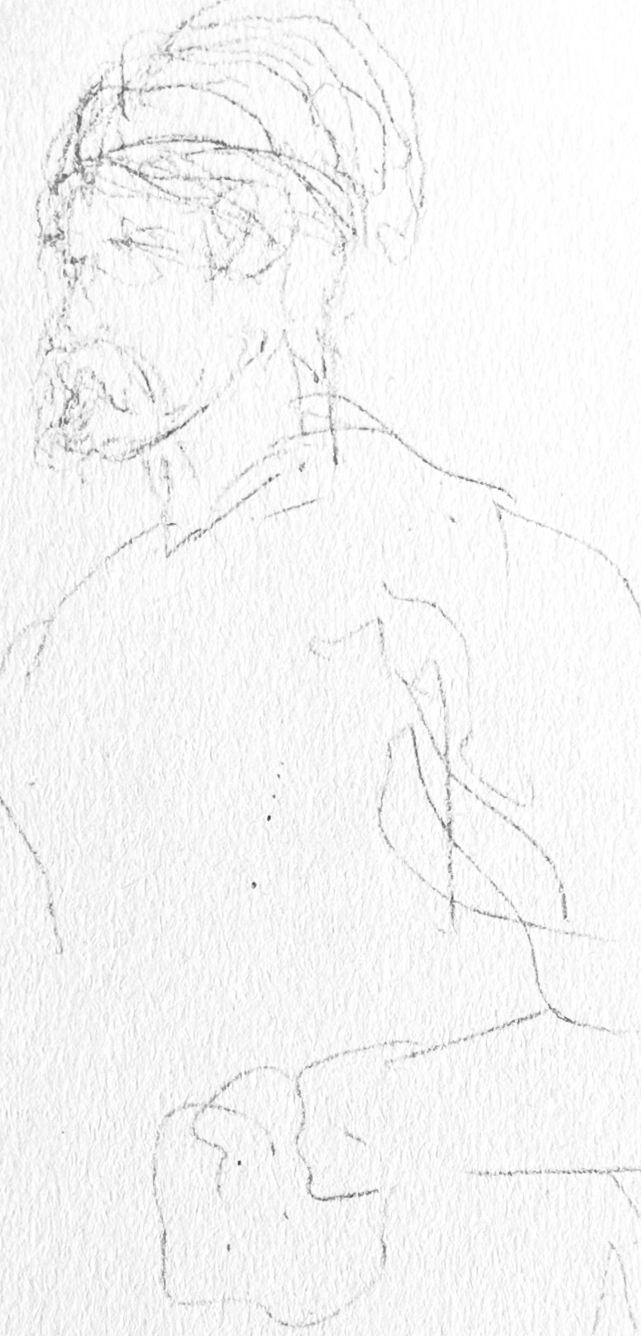 Toulouse-Lautrec, Composition, Toulouse-Lautrec, Album De Marine (after) - Gray Landscape Print by Henri de Toulouse-Lautrec
