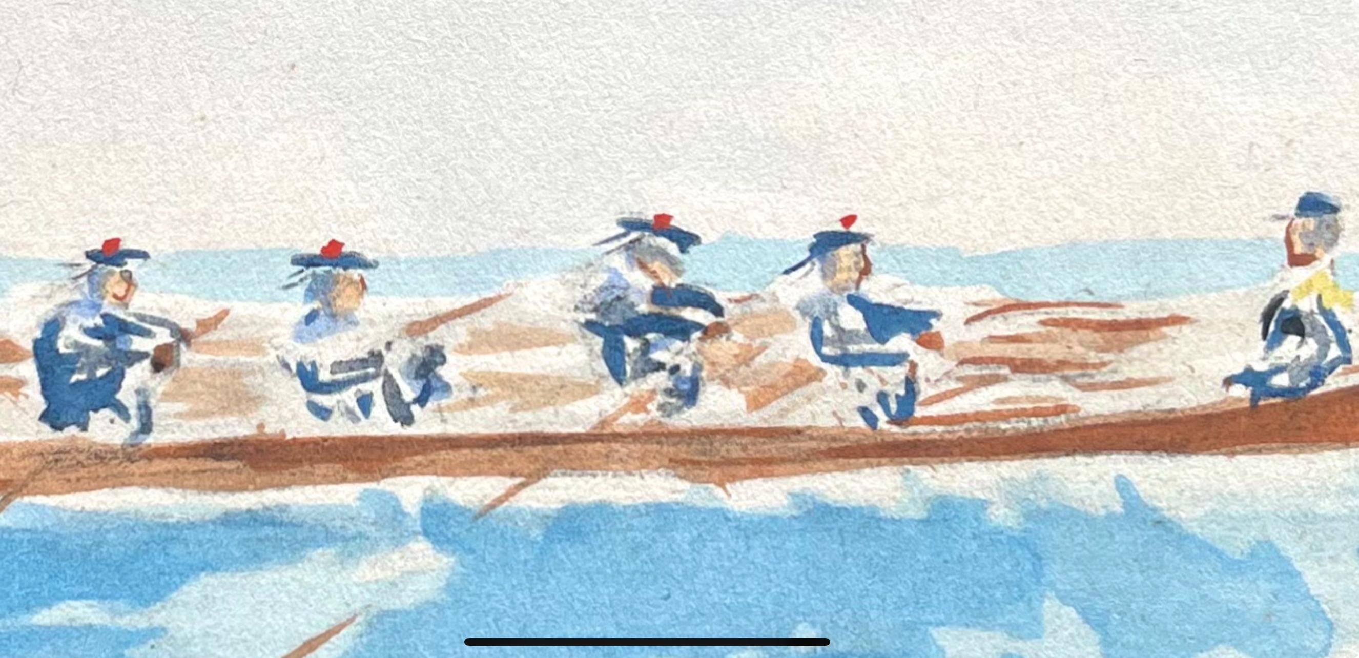 Medium: Lithograph and stencil on Papeteries de Rives paper
Year: 1953
Paper Size: 5.71 x 8.86 inches
Inscription: Unsigned and unnumbered, as issued
Notes: From the album, Toulouse-Lautrec Album De Marine, 1953. Published by Berggruen & Cie, Paris;