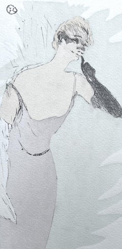 Toulouse-Lautrec, Composizione, Yvette Guilbert vue par Toulouse-Lautrec (dopo)