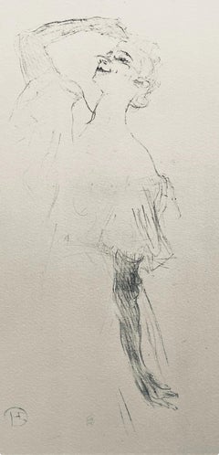 Toulouse-Lautrec, Composition, Yvette Guilbert vue de Toulouse-Lautrec (après)