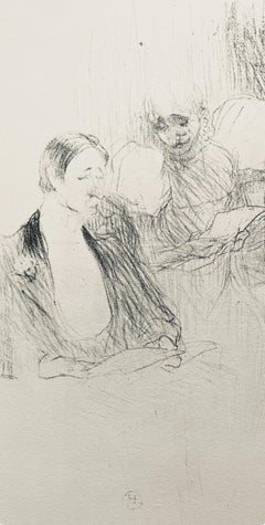 Toulouse-Lautrec, Composition, Yvette Guilbert vue par Toulouse-Lautrec (after)