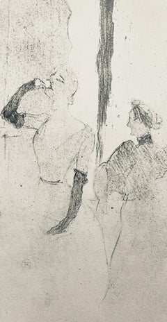 Toulouse-Lautrec, Komposition, Yvette Guilbert vue par Toulouse-Lautrec (nach)