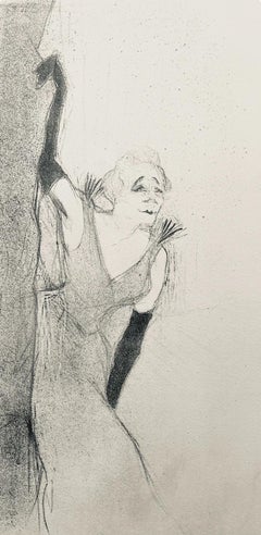 Toulouse-Lautrec, Composition, Yvette Guilbert vue de Toulouse-Lautrec (après)