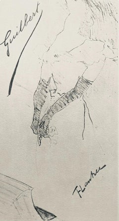 Toulouse-Lautrec, Composition, Yvette Guilbert vue par Toulouse-Lautrec (after)