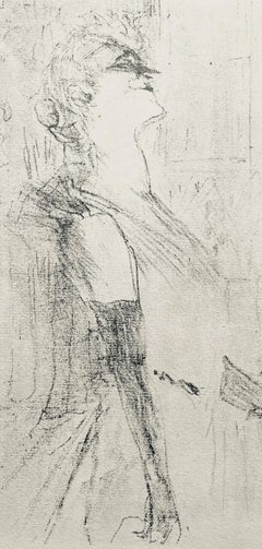 Toulouse-Lautrec, Composition, Yvette Guilbert vue par Toulouse-Lautrec (after)