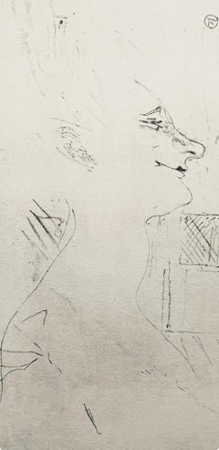 Toulouse-Lautrec, Composition, Yvette Guilbert vue par Toulouse-Lautrec (after)