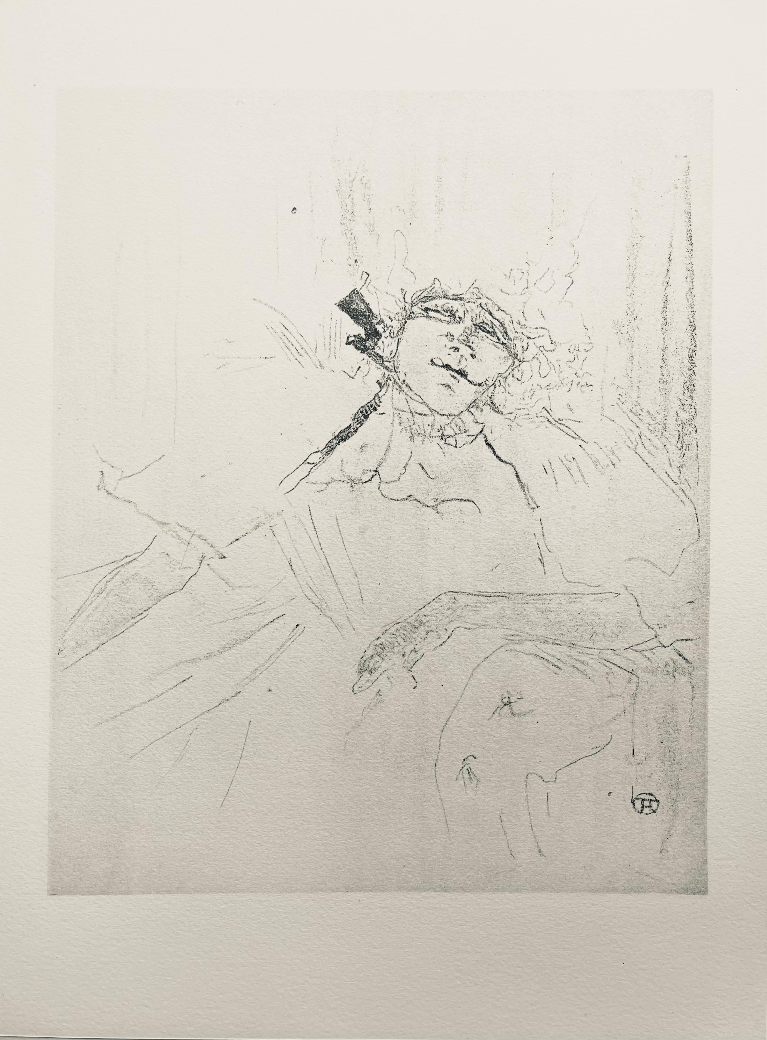 Toulouse-Lautrec, Composition, Yvette Guilbert vue par Toulouse-Lautrec (after) For Sale 1