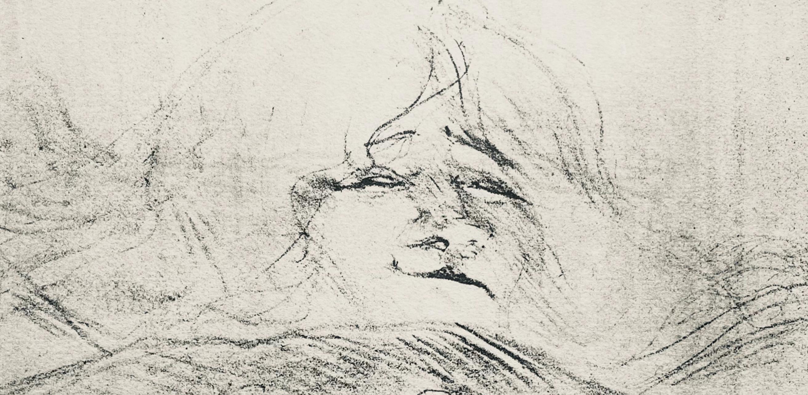 Lithograph and stencil on vélin Rives BFK paper.  Unsigned and unnumbered, as issued. Good Condition; never framed or matted. Notes: From the folio, Yvette Guilbert vue par Toulouse-Lautrec, 1950. Published by Librairie Au Pont des Arts, Paris;