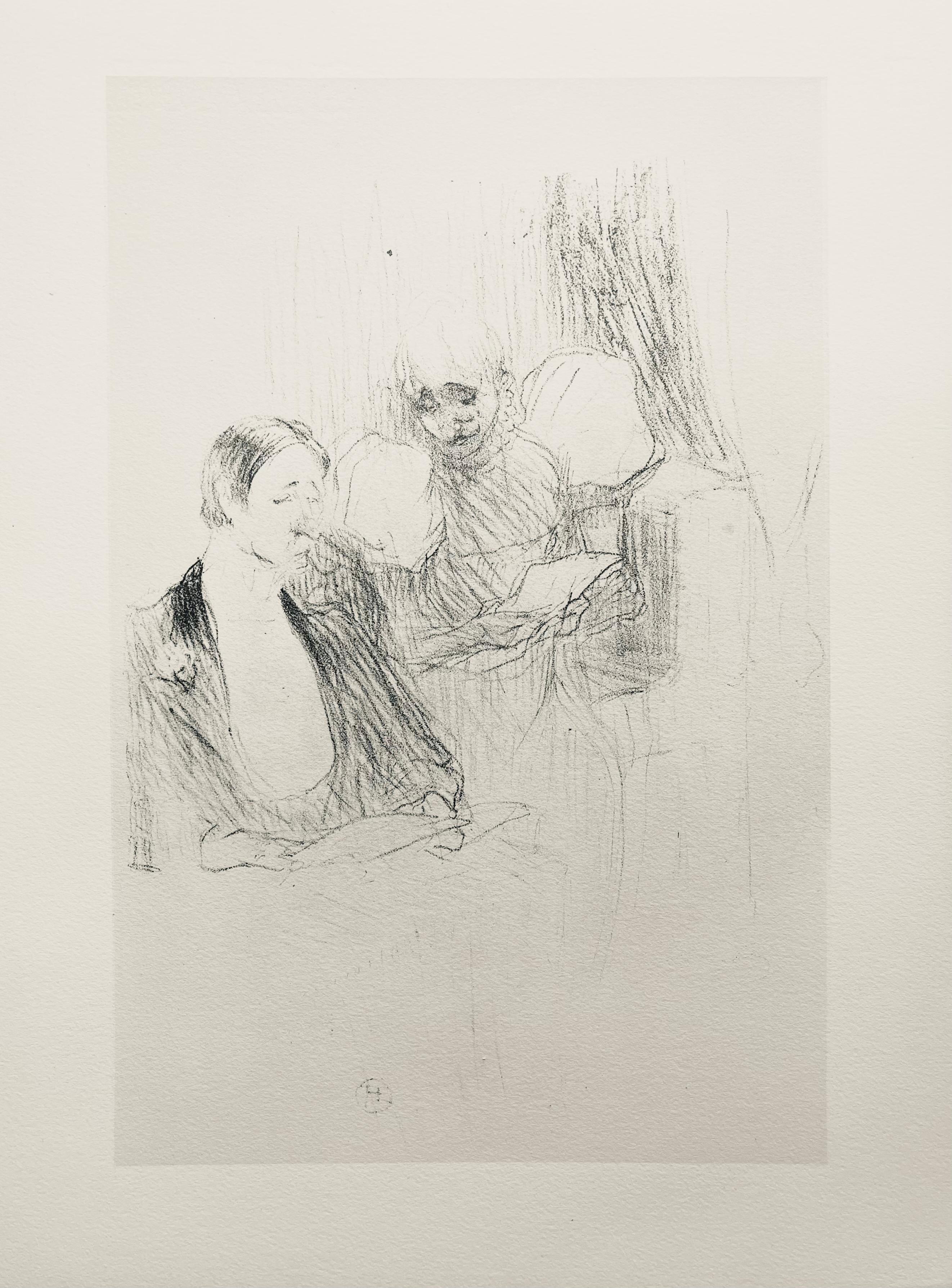 Toulouse-Lautrec, Composition, Yvette Guilbert vue par Toulouse-Lautrec (after) For Sale 2