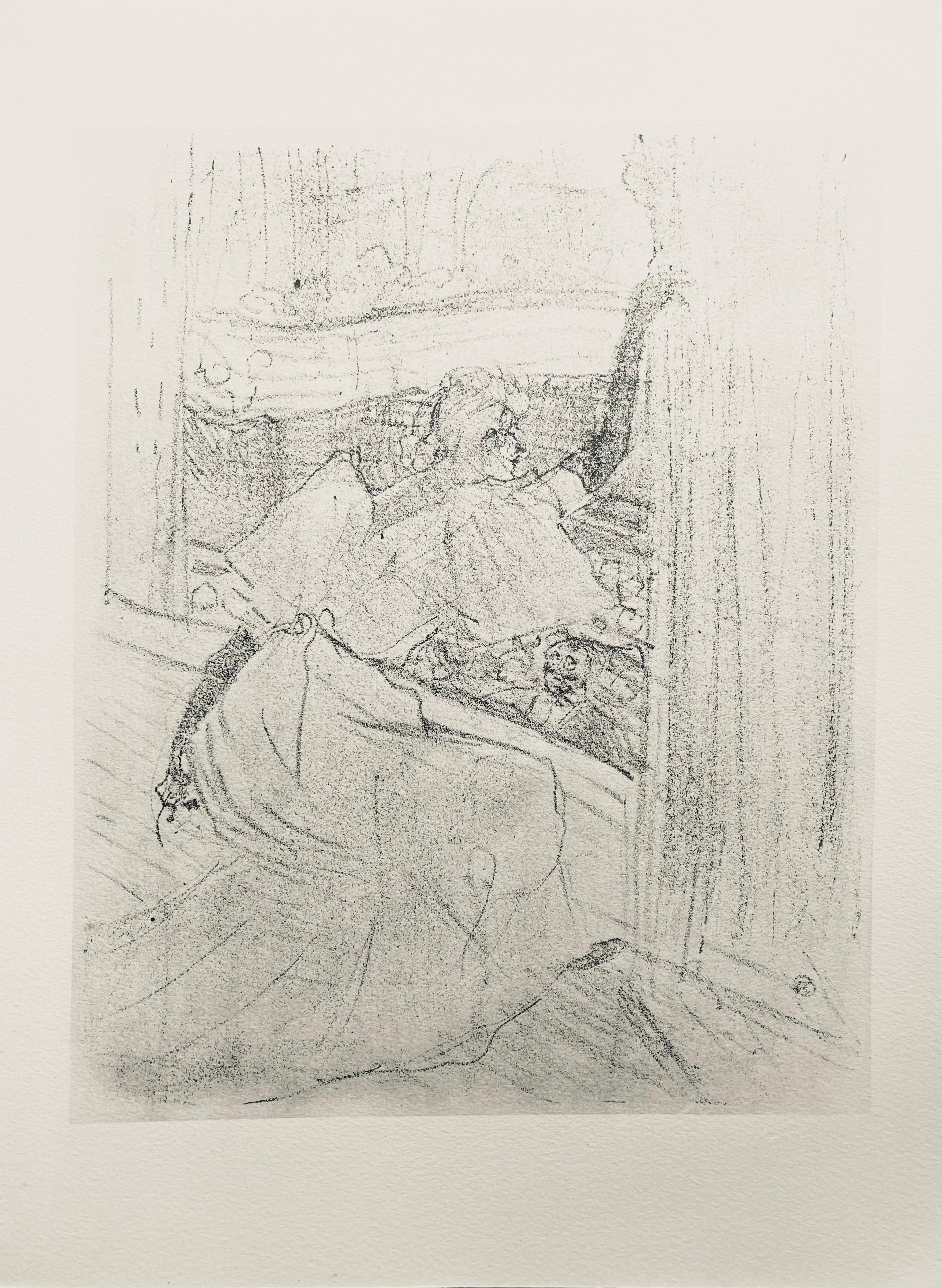 Toulouse-Lautrec, Composition, Yvette Guilbert vue par Toulouse-Lautrec (after) For Sale 2