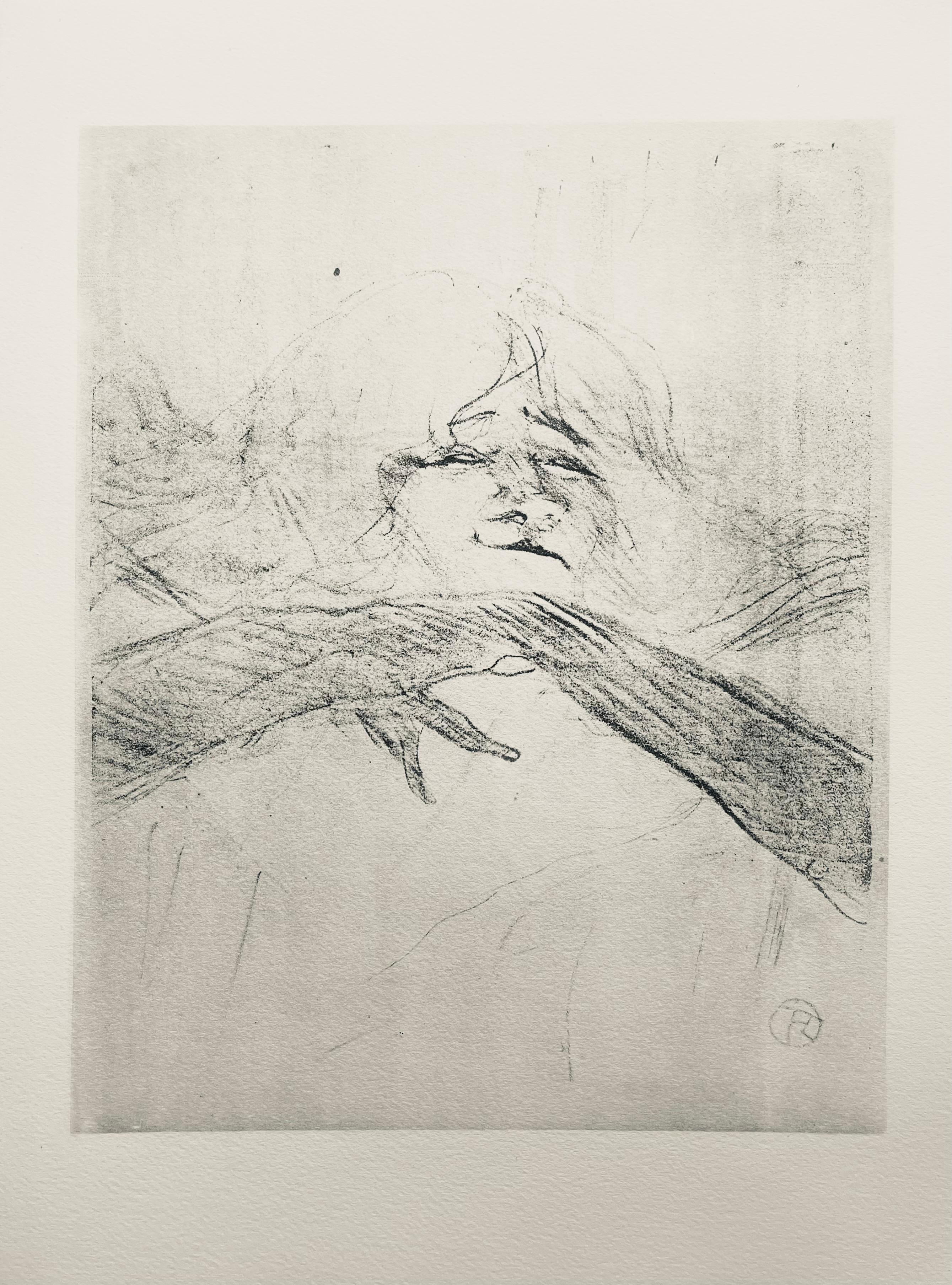 Toulouse-Lautrec, Composition, Yvette Guilbert vue par Toulouse-Lautrec (after) For Sale 2