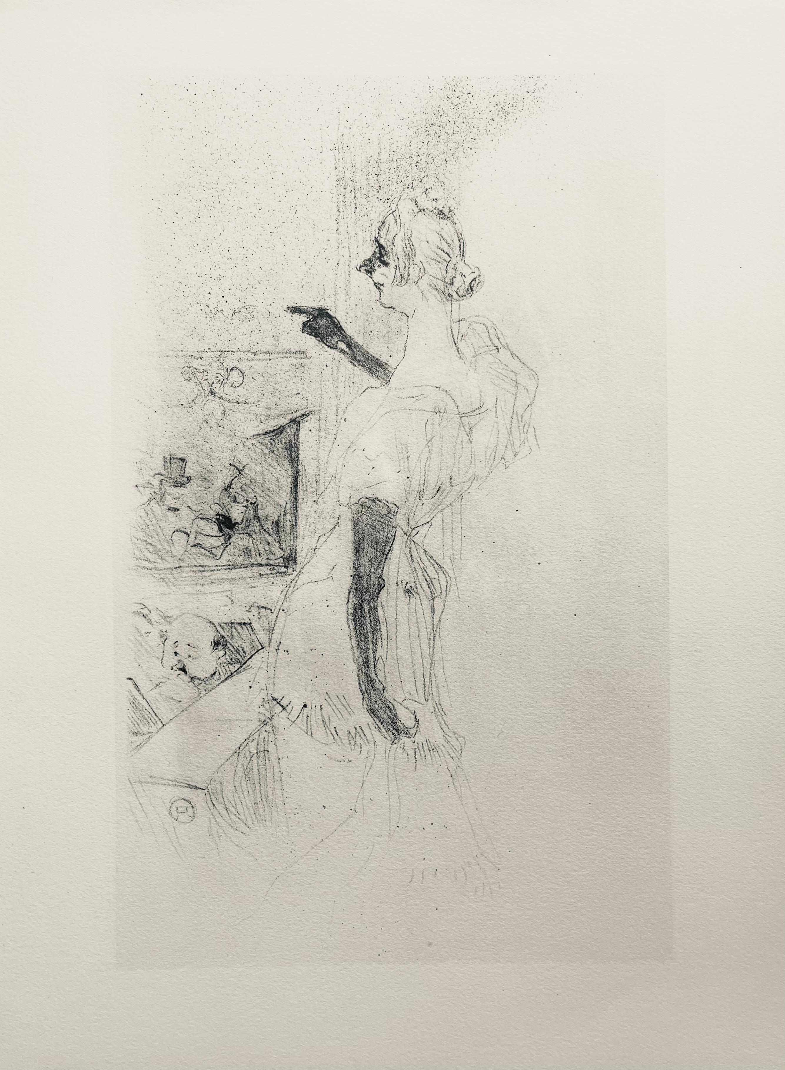 Toulouse-Lautrec, Composition, Yvette Guilbert vue par Toulouse-Lautrec (after) For Sale 2
