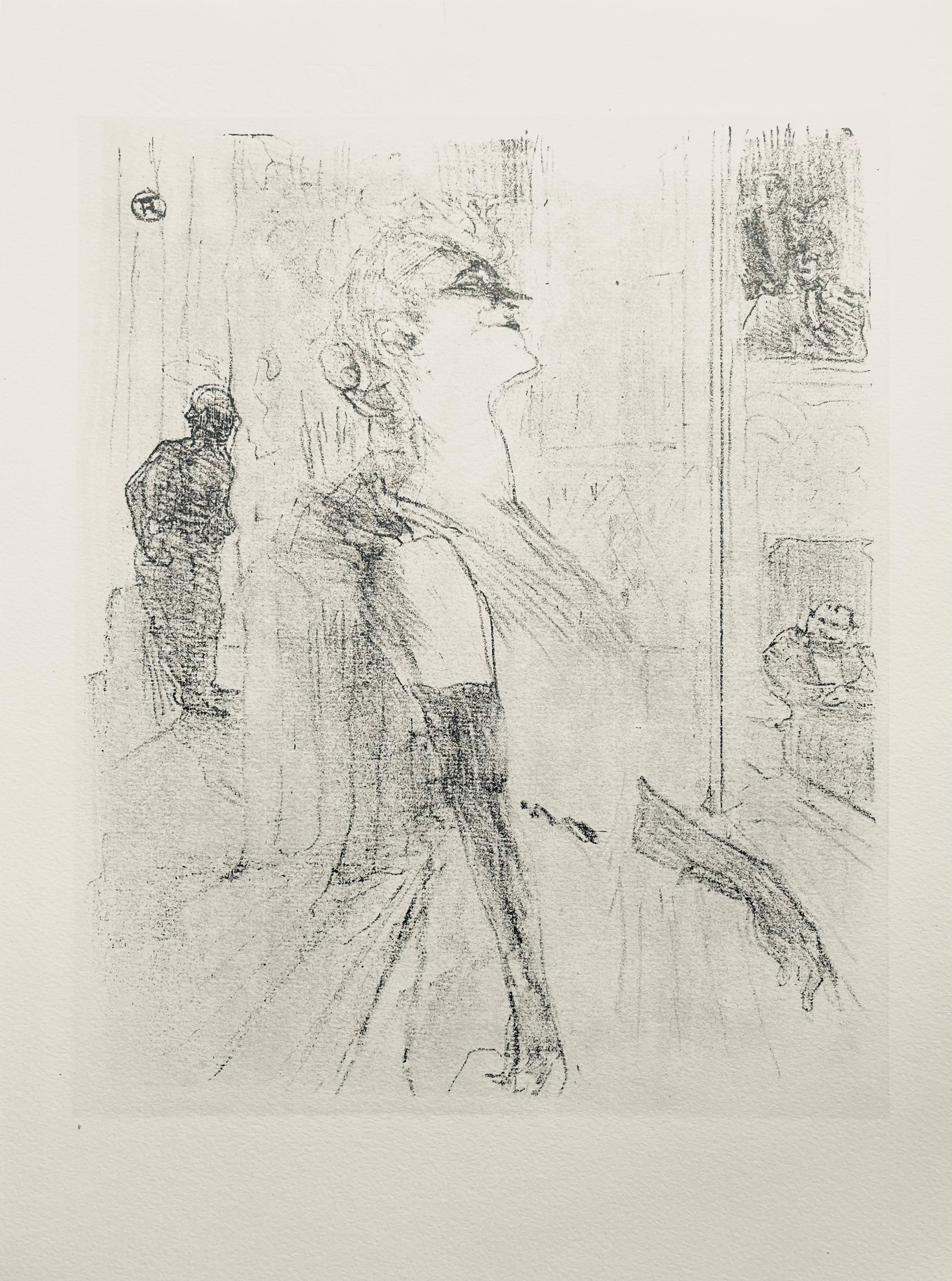 Toulouse-Lautrec, Composition, Yvette Guilbert vue par Toulouse-Lautrec (after) For Sale 4